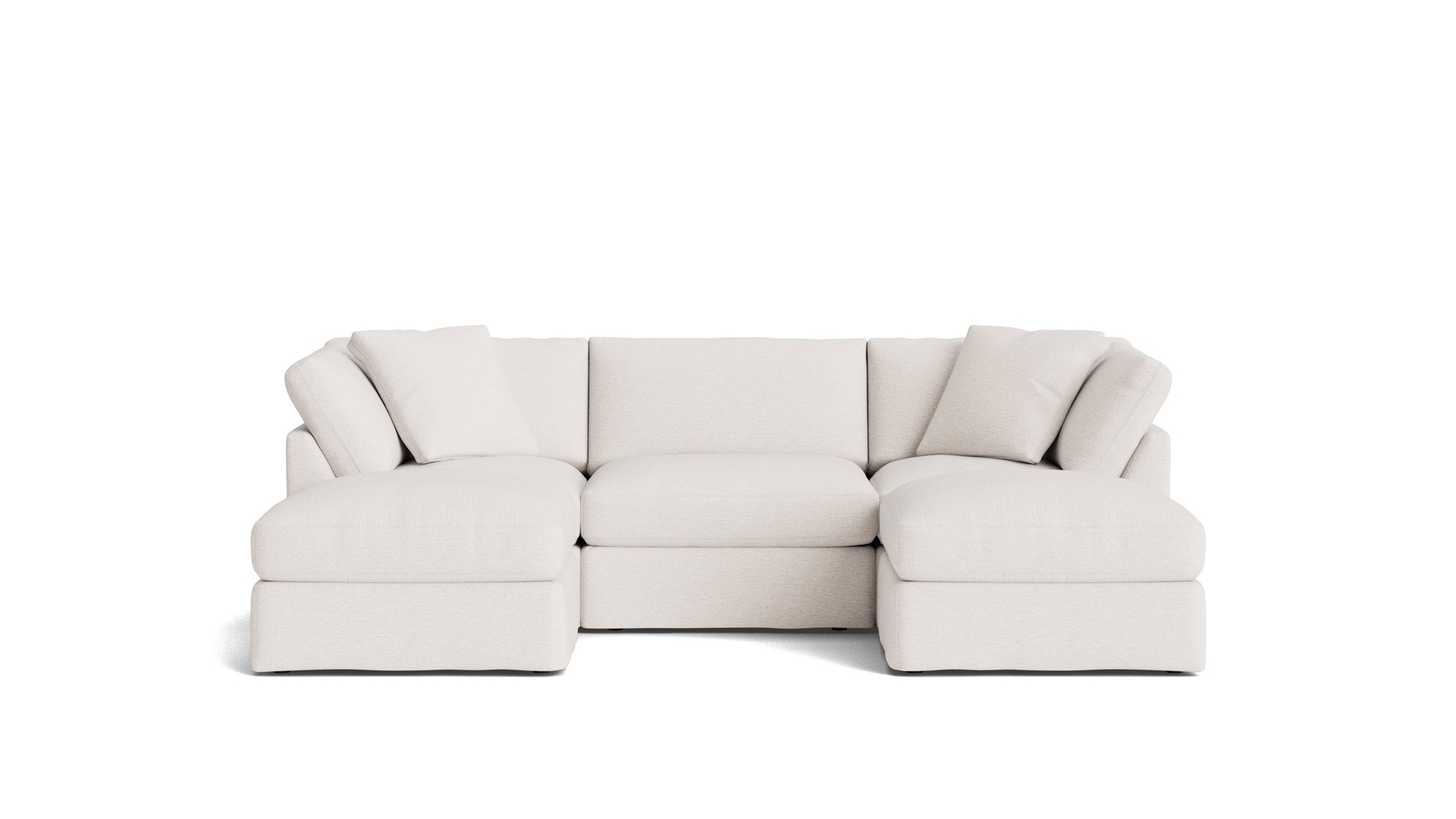 Get Together™ 5-Piece Modular U-Shaped Sectional, Standard, Nomad Snow_image