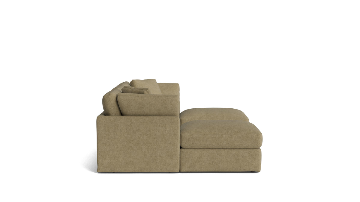 Get Together™ 5-Piece Modular U-Shaped Sectional, Standard, Olive