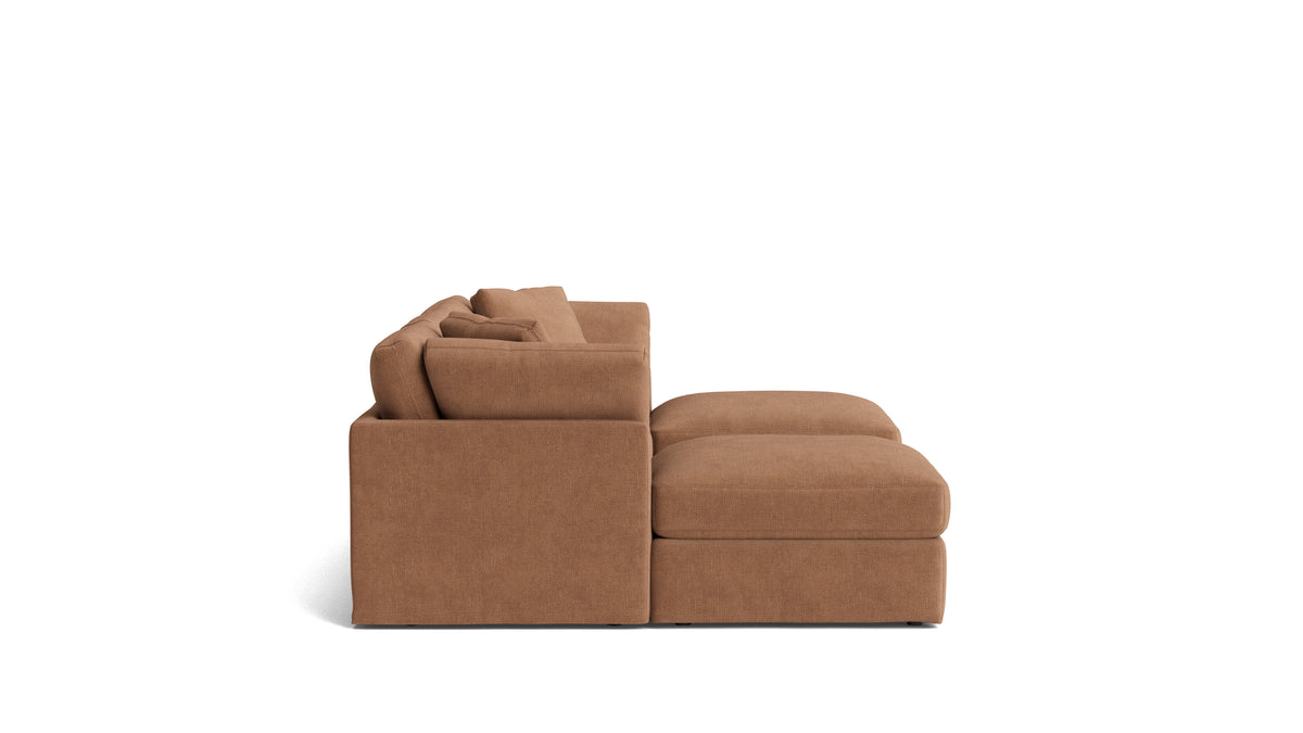 Get Together™ 5-Piece Modular U-Shaped Sectional, Standard, Spice