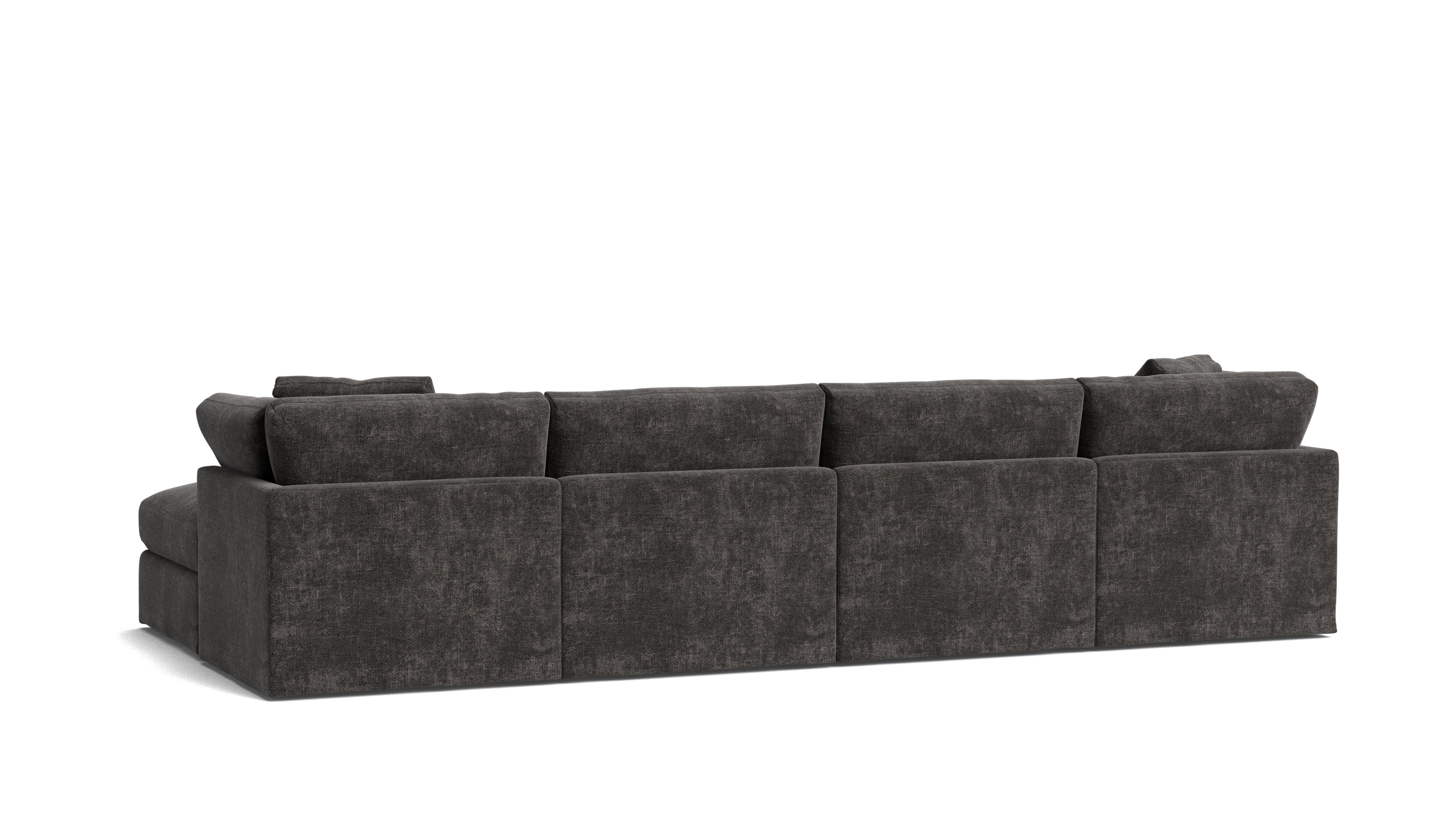 Get Together™ 6 - Piece Modular U - Shaped Sectional, Standard, Truffle - Sundays Company CanadaSEC-YJ-045-003