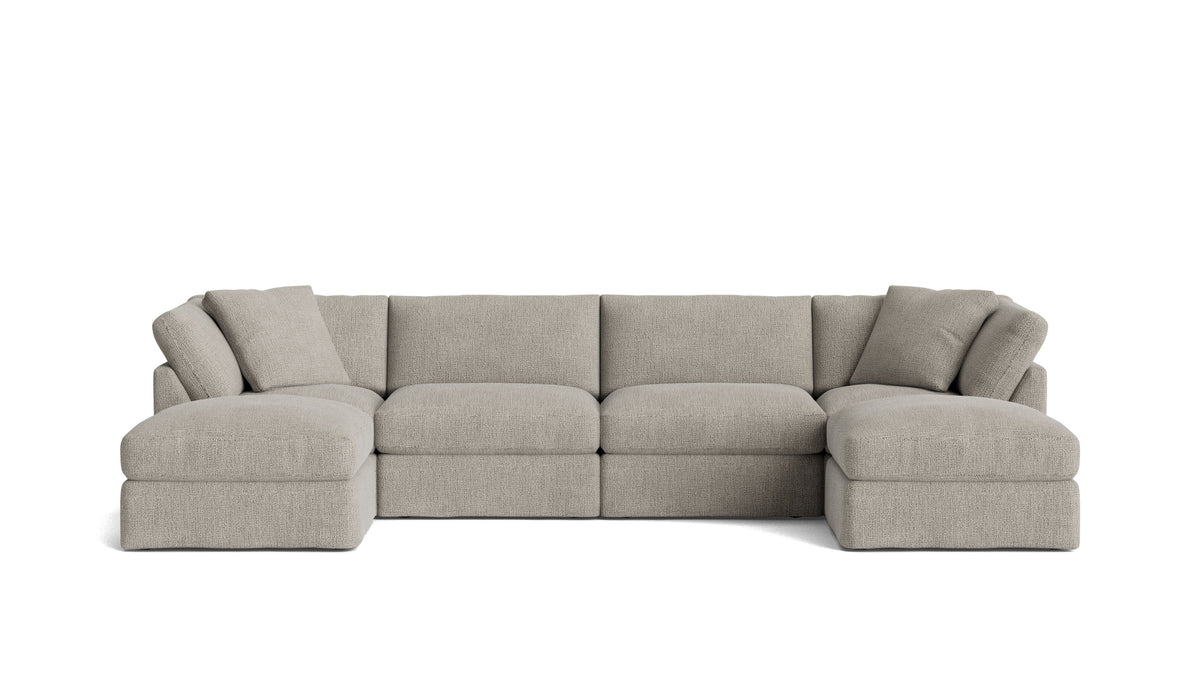 Get Together™ 6-Piece Modular U-Shaped Sectional, Standard, Oatmeal