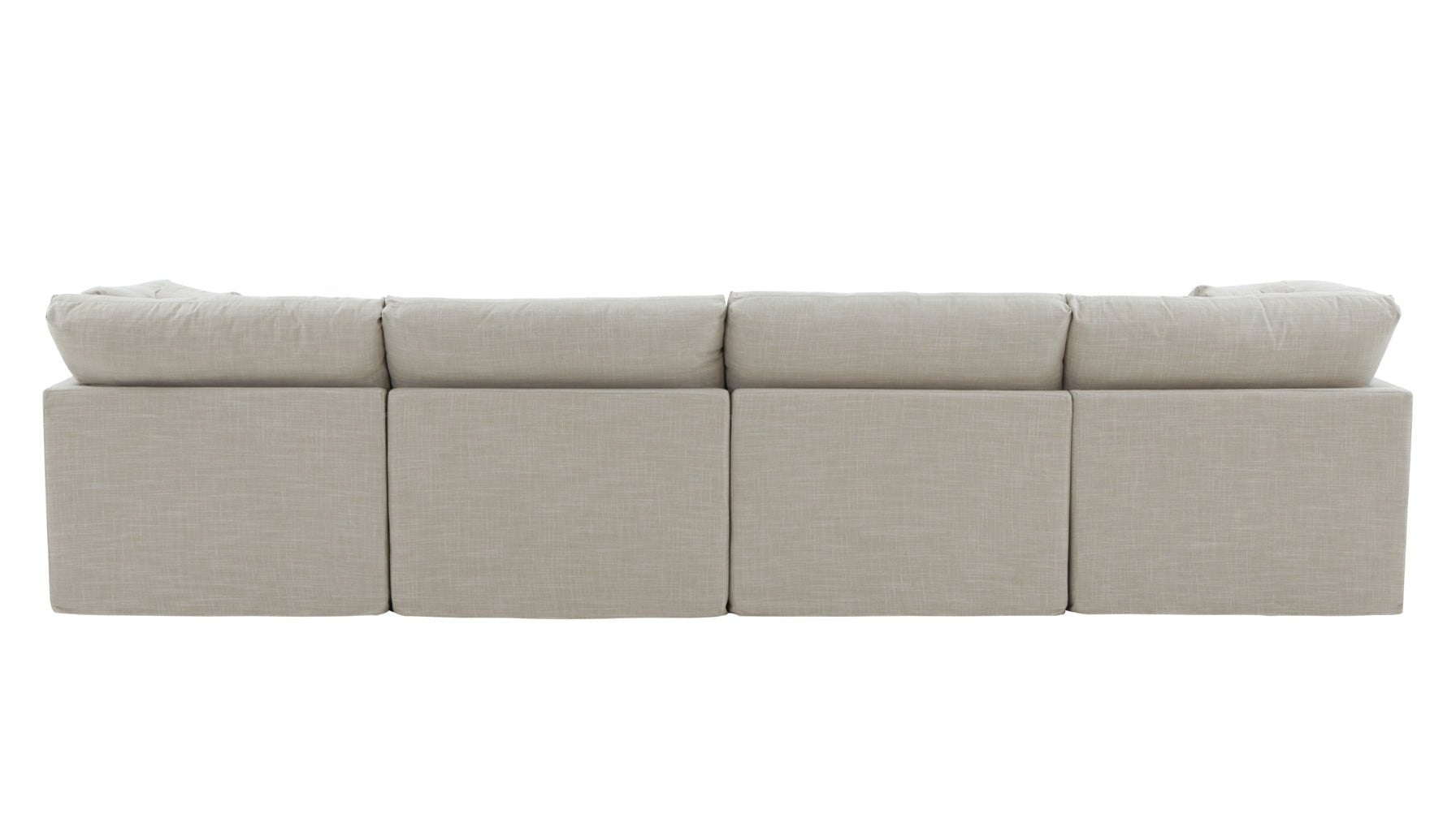 Get Together™ 6-Piece Modular U-Shaped Sectional, Standard, Light Pebble - Image 9