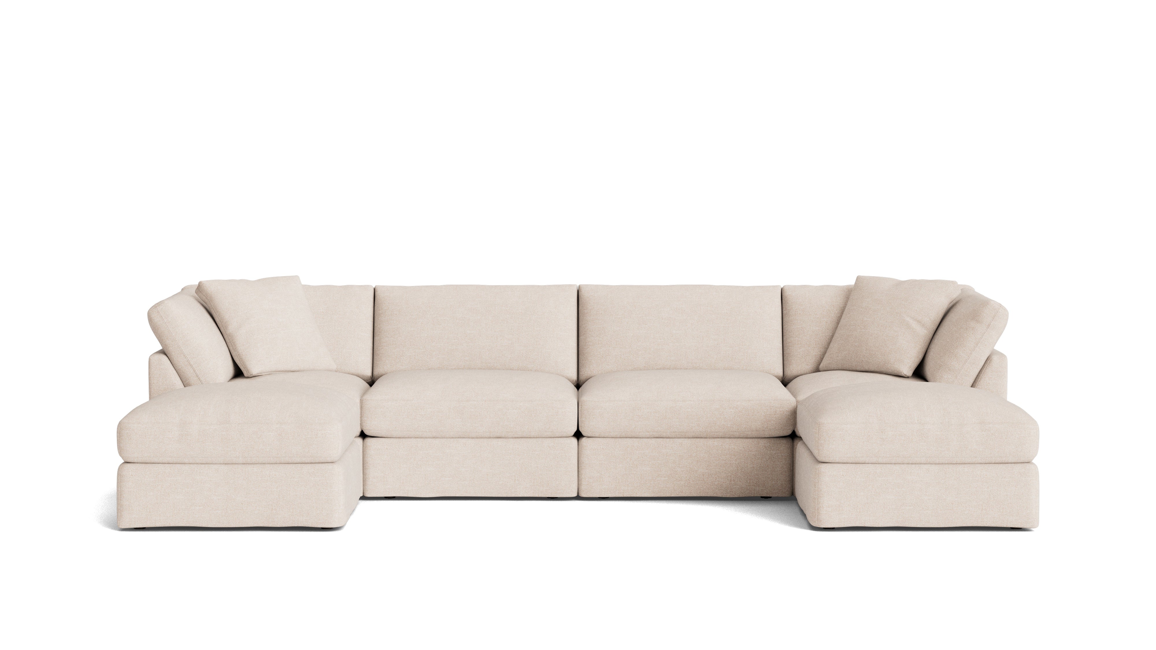 Get Together™ 6-Piece Modular U-Shaped Sectional, Standard, Sunbeam