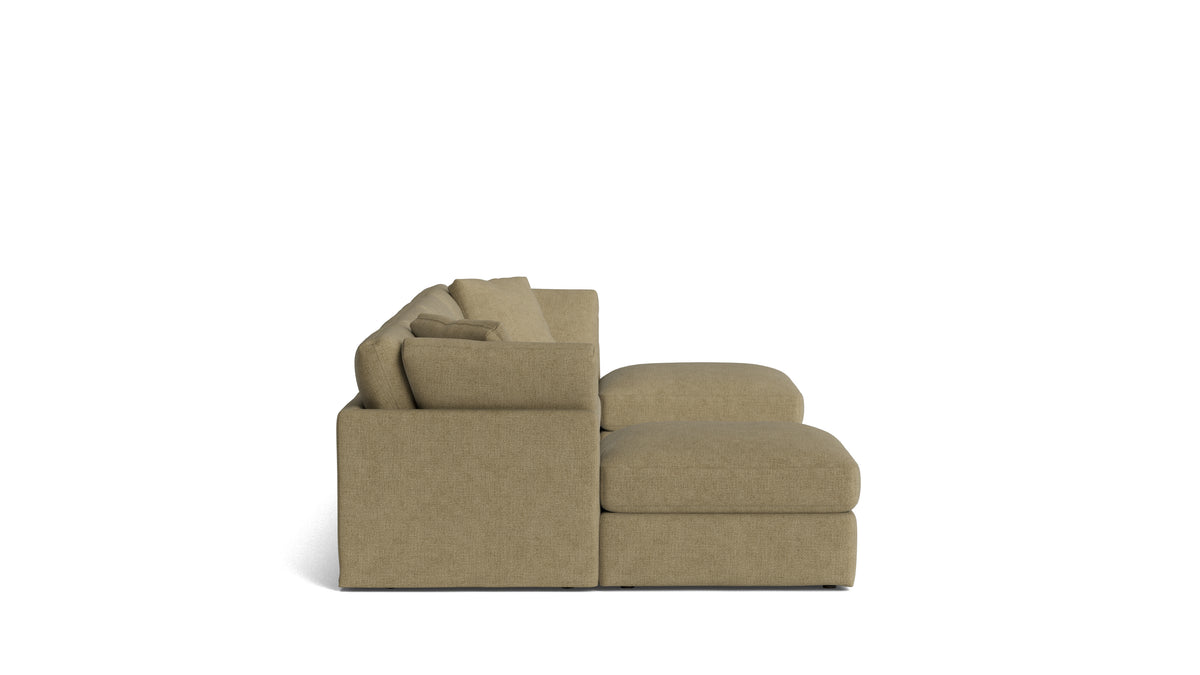 Get Together™ 6-Piece Modular U-Shaped Sectional, Standard, Olive — alternate view