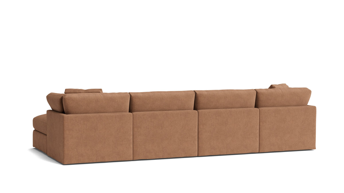 Get Together™ 6-Piece Modular U-Shaped Sectional, Standard, Spice — alternate view