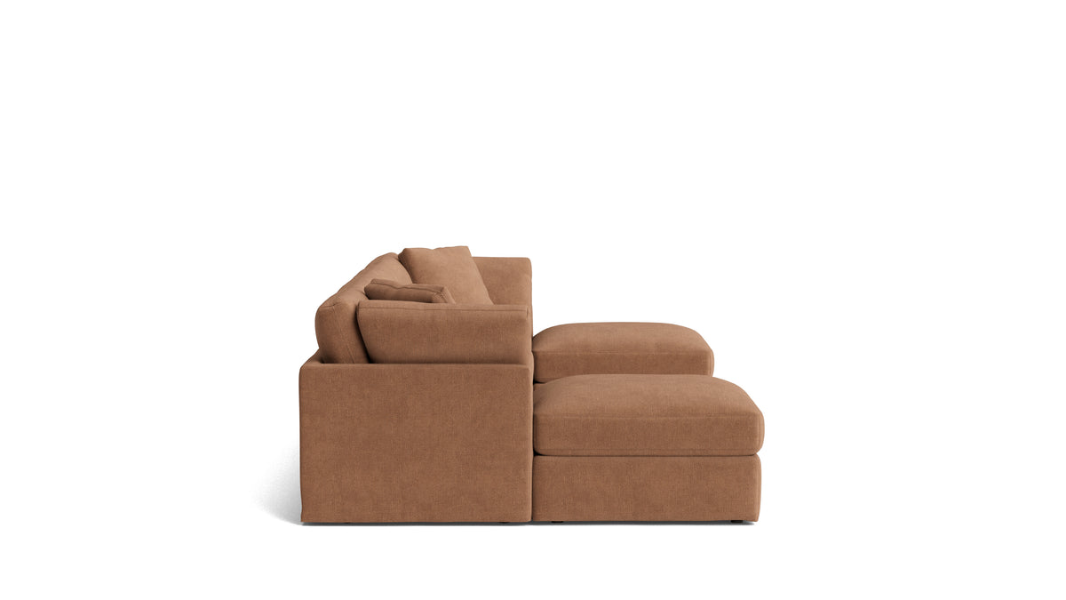 Get Together™ 6-Piece Modular U-Shaped Sectional, Standard, Spice — alternate view