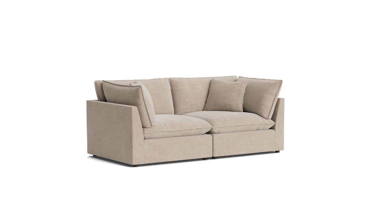 Chill Time 2-Piece Modular Sofa, Champagne