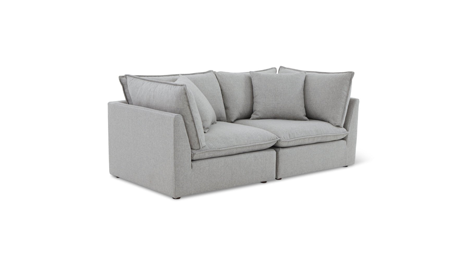 Chill Time 2-Piece Modular Sofa, Heather - Image 10