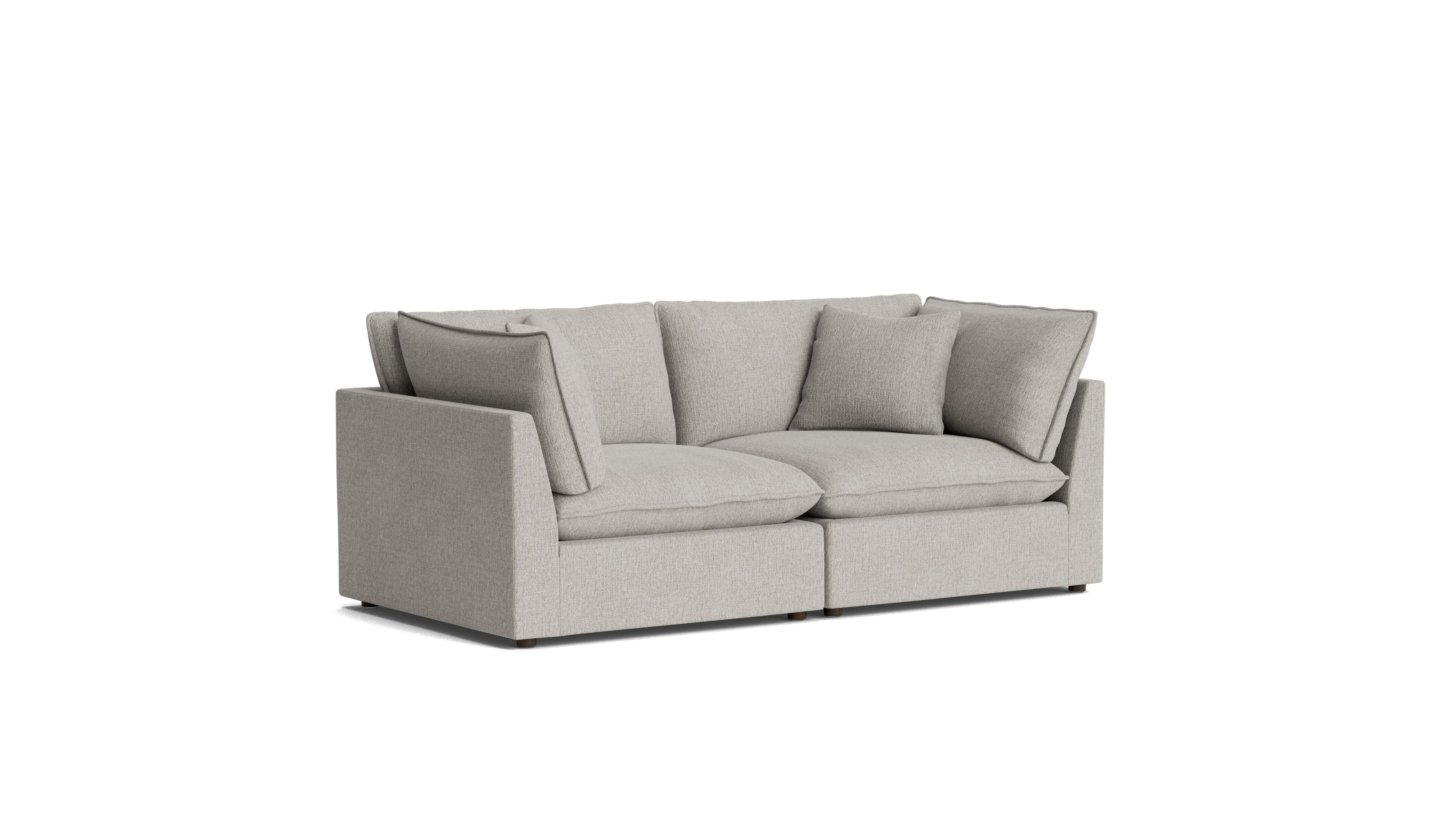 Chill Time 2 - Piece Modular Sofa, Heather - Sundays Company CanadaSEC-YJ-046-065