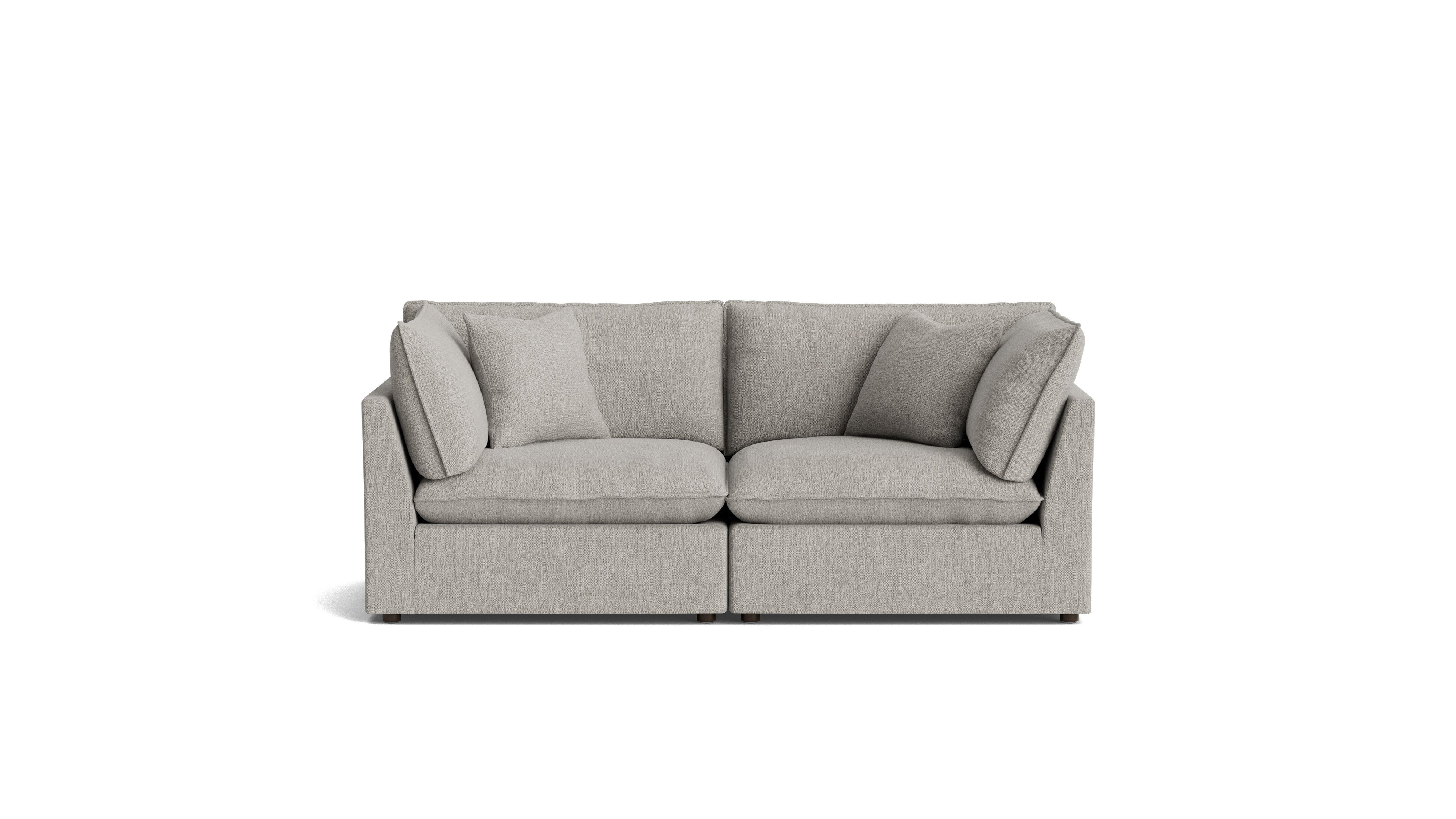 Chill Time 2 - Piece Modular Sofa, Heather - Sundays Company CanadaSEC-YJ-046-065