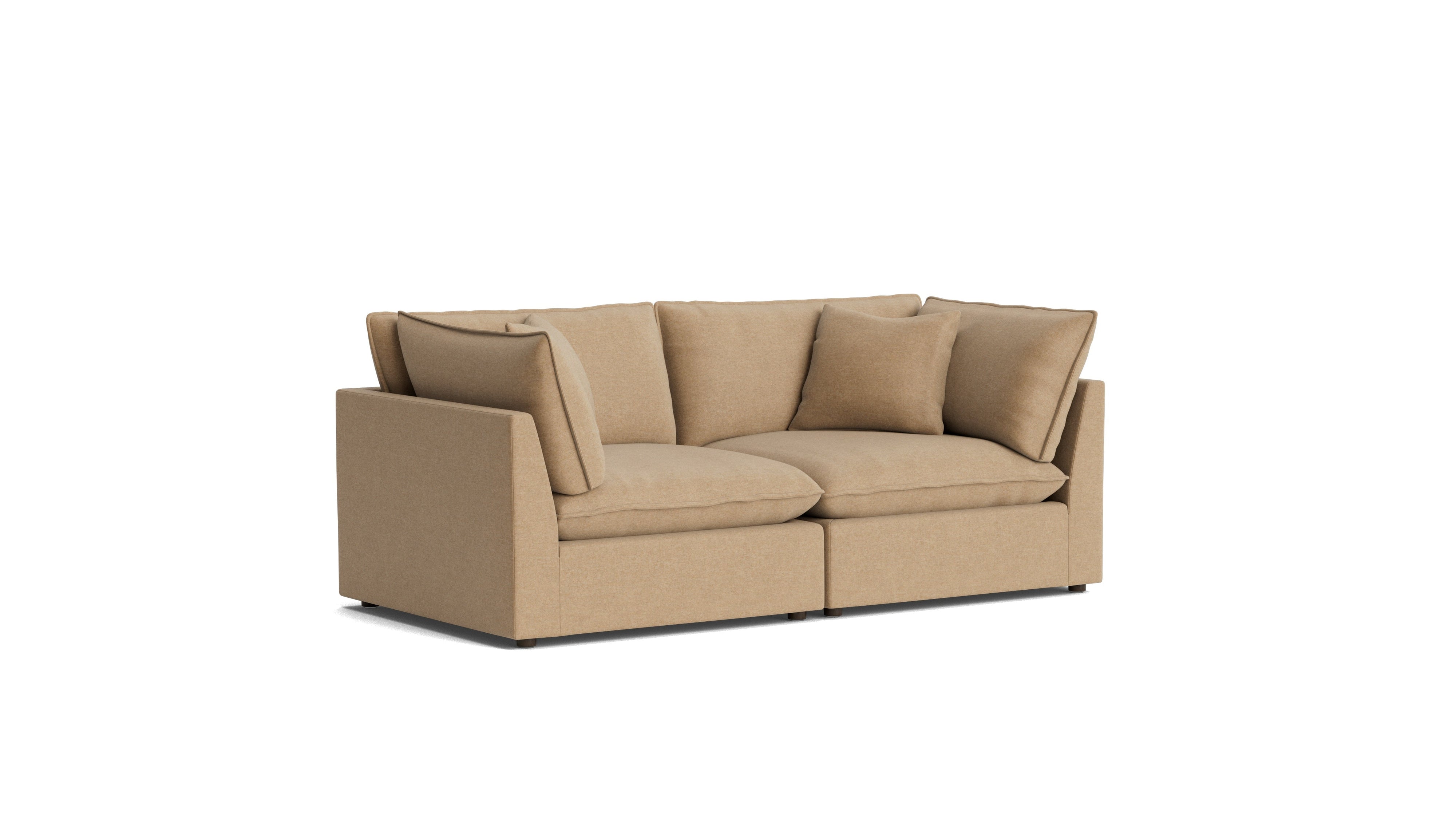 Chill Time 2-Piece Modular Sofa, Hazelnut
