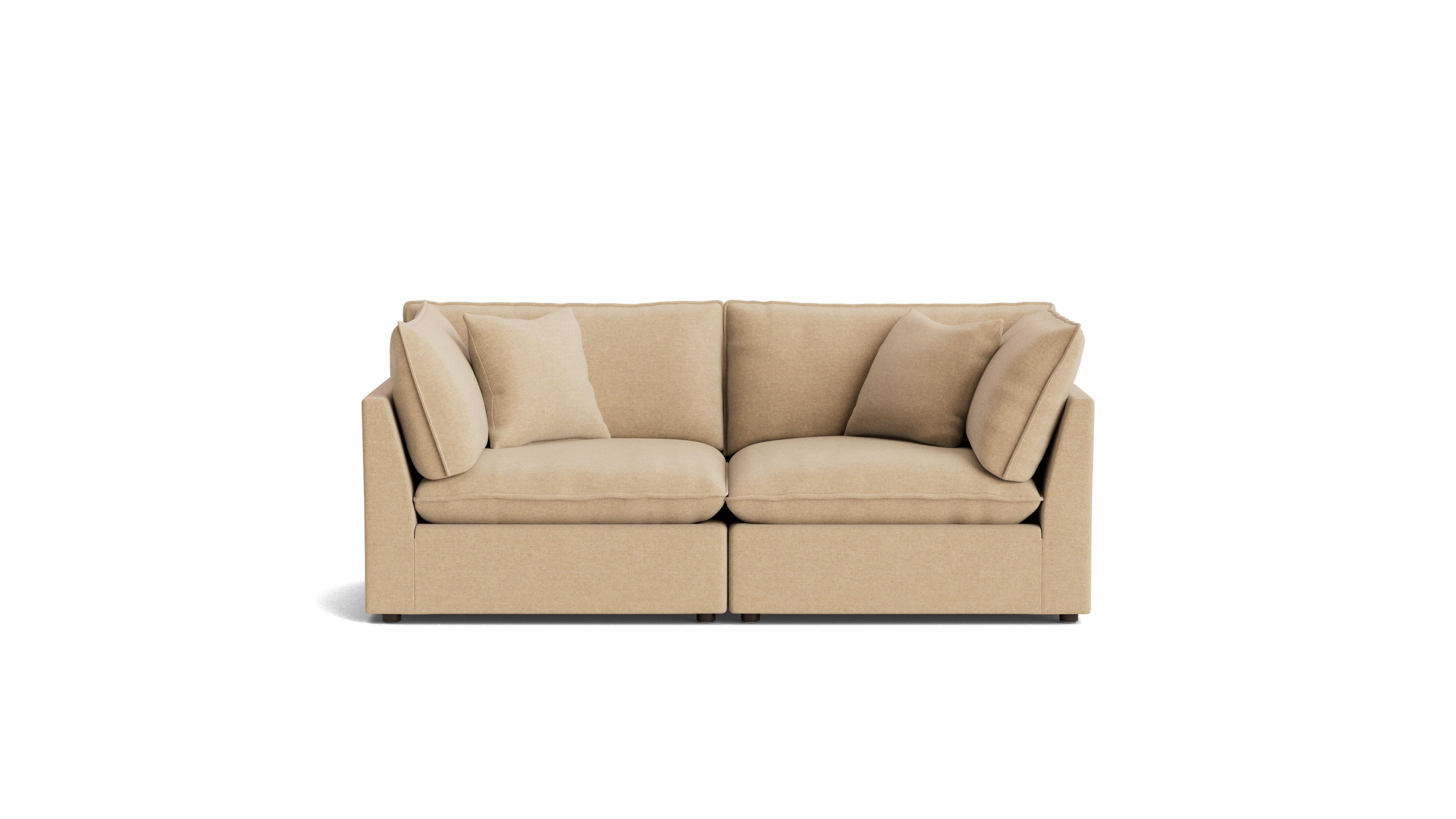 Chill Time 2-Piece Modular Sofa, Hazelnut
