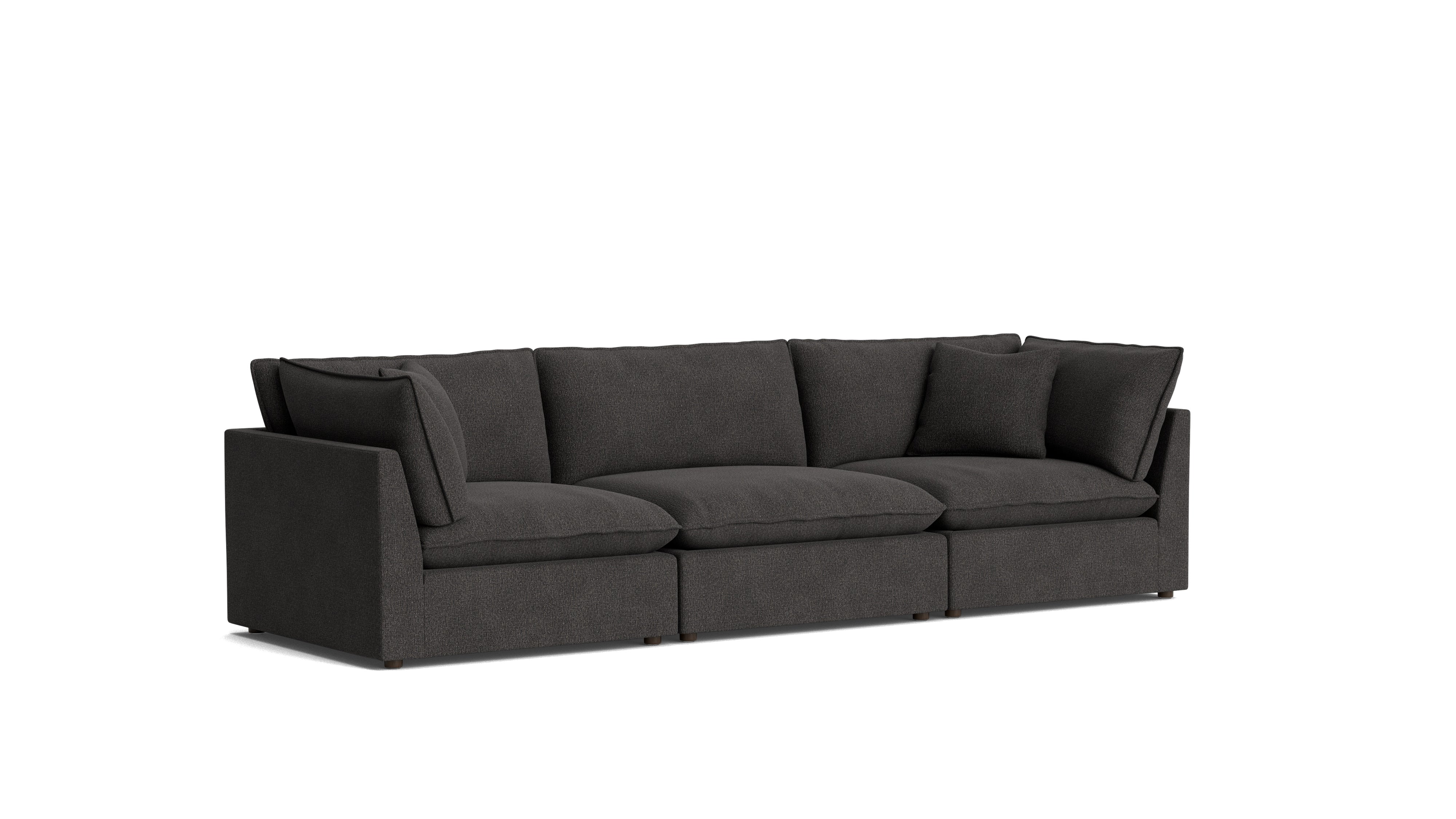 Chill Time 3 - Piece Modular Sofa, Dark Shadow - Sundays Company CanadaSEC-YJ-047-025