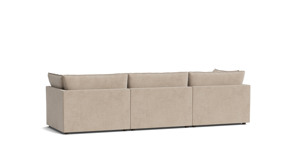Chill Time 3-Piece Modular Sofa, Champagne