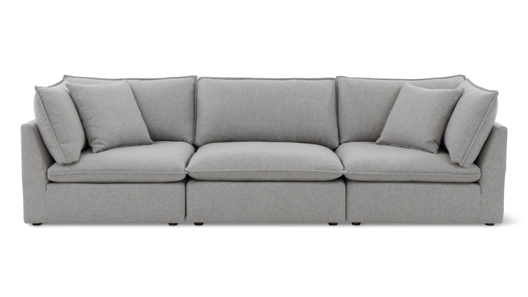 Chill Time 3-Piece Modular Sofa, Heather - Image 1