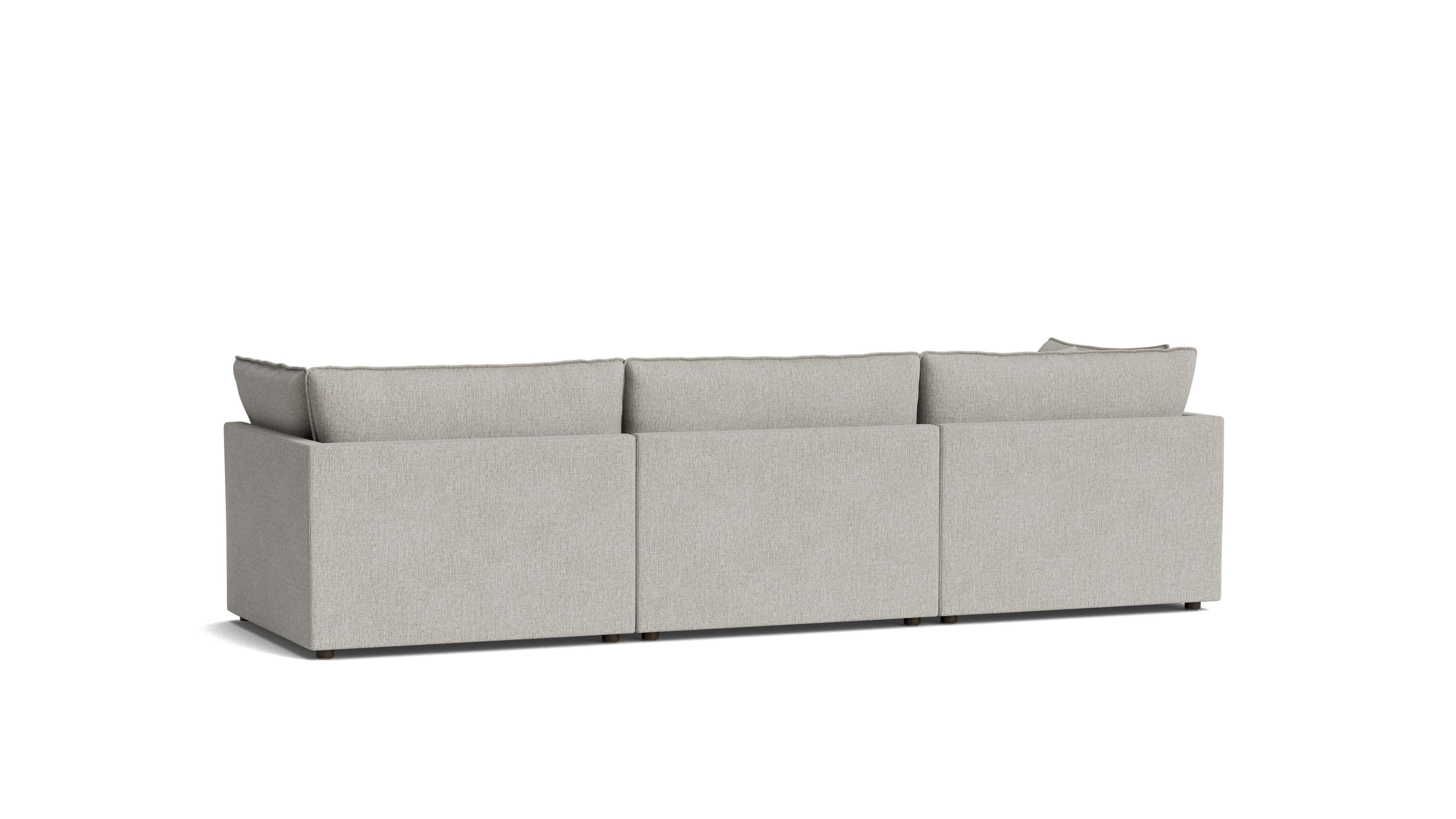 Chill Time 3 - Piece Modular Sofa, Heather - Sundays Company CanadaSEC-YJ-047-065