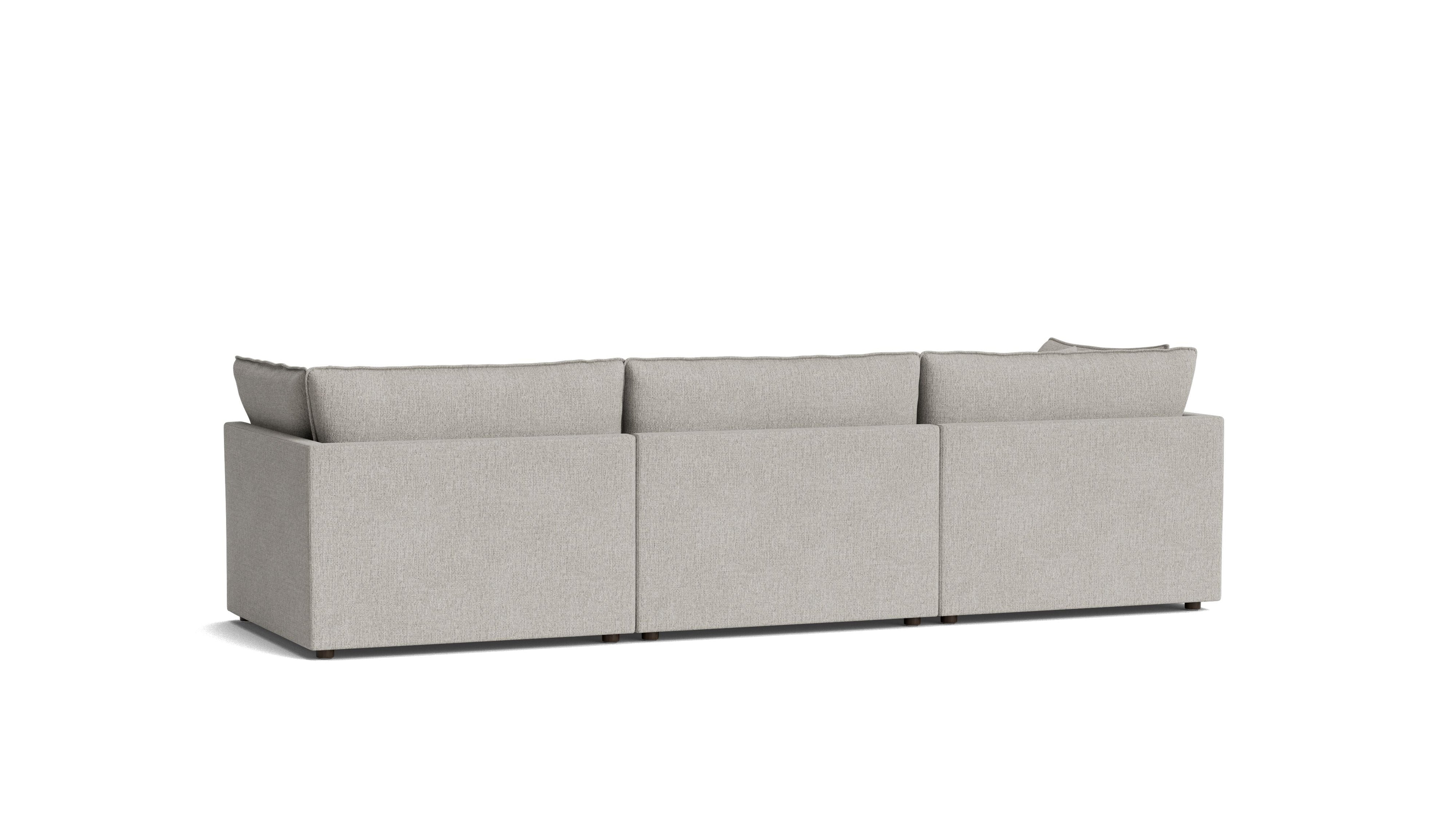 Chill Time 3-Piece Modular Sofa, Heather