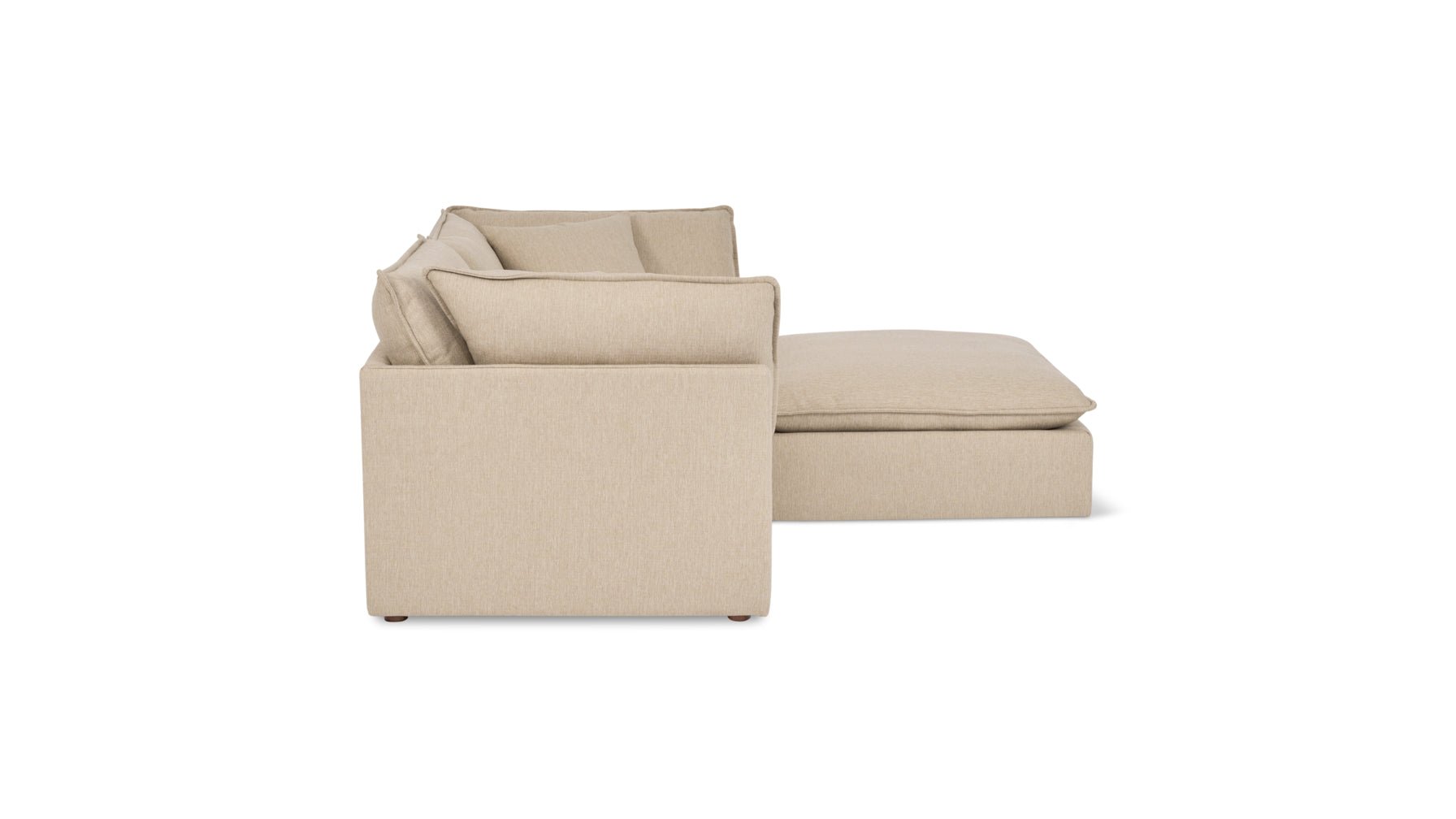 Chill Time 3-Piece Modular Sectional, Biscuit - Image 8