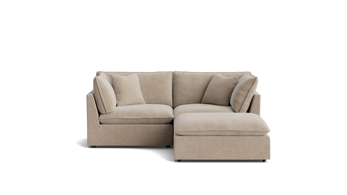 Chill Time 3-Piece Modular Sectional, Champagne