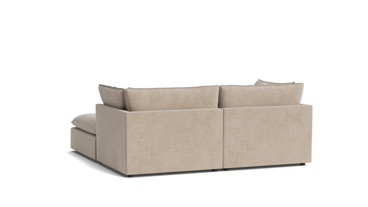 Chill Time 3-Piece Modular Sectional, Champagne