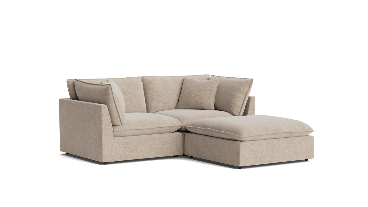 Chill Time 3-Piece Modular Sectional, Champagne