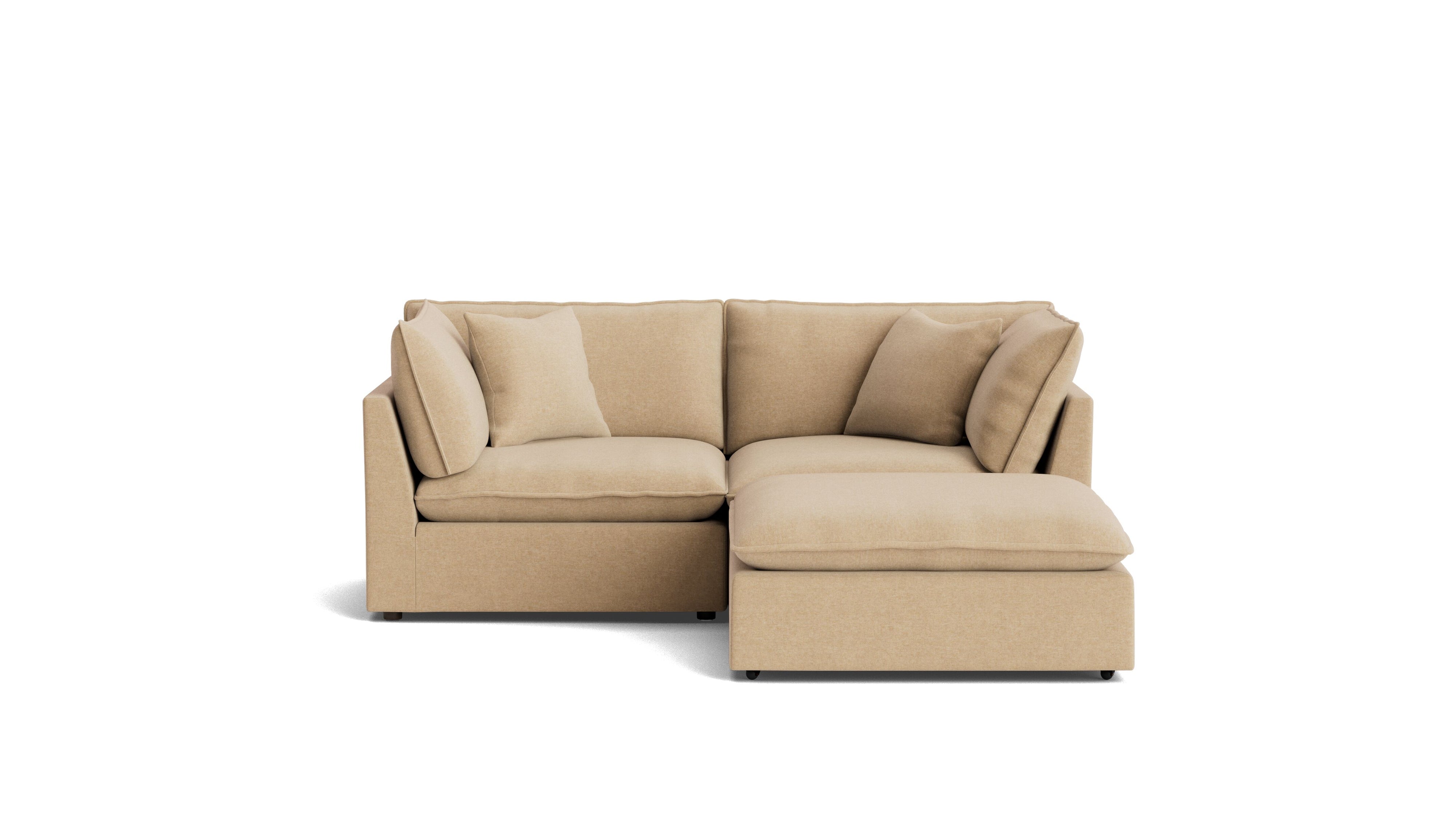 Chill Time 3-Piece Modular Sectional, Hazelnut