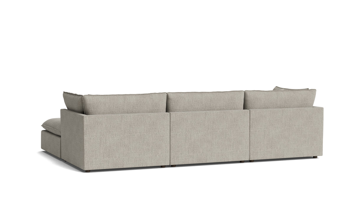 Chill Time 4-Piece Modular Sectional, Oatmeal