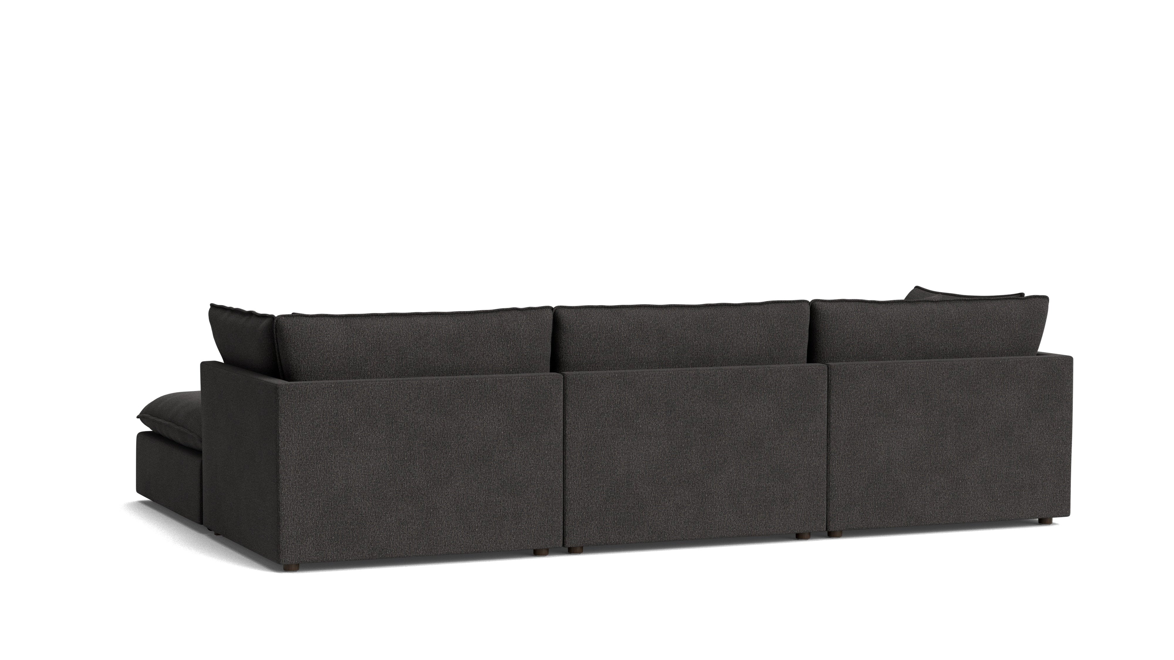 Chill Time 4-Piece Modular Sectional, Dark Shadow