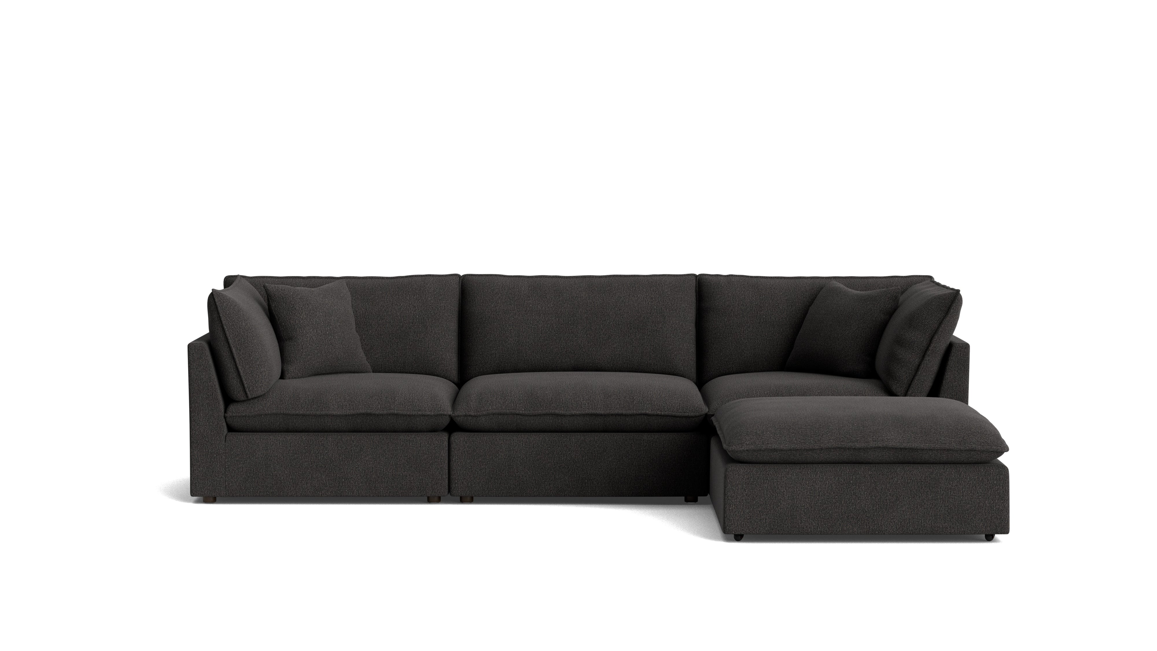 Chill Time 4 - Piece Modular Sectional, Dark Shadow - Sundays Company CanadaSEC-YJ-049-025
