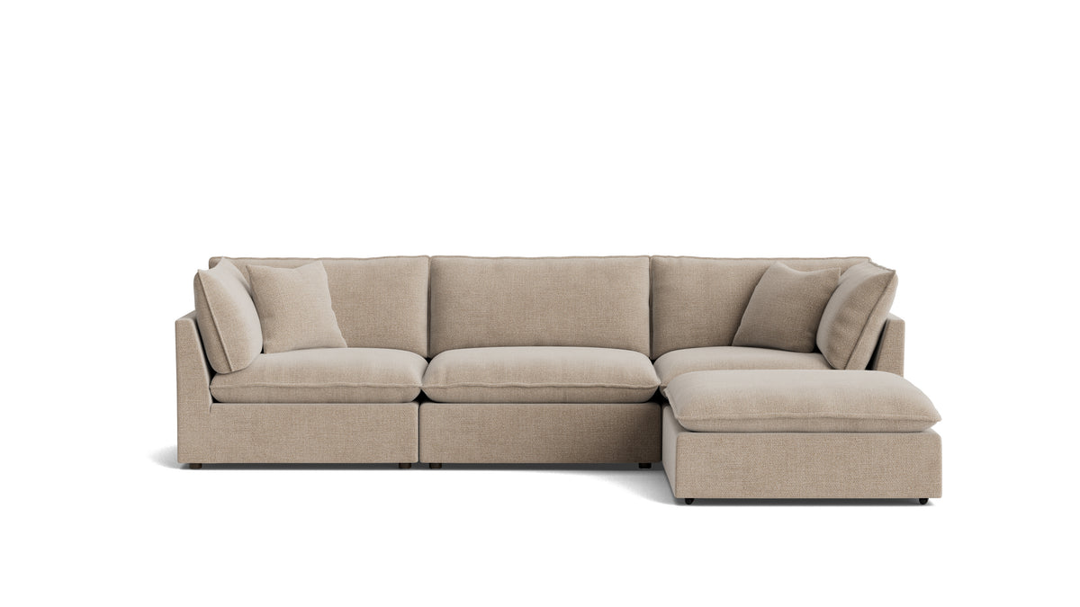 Chill Time 4-Piece Modular Sectional, Champagne_image