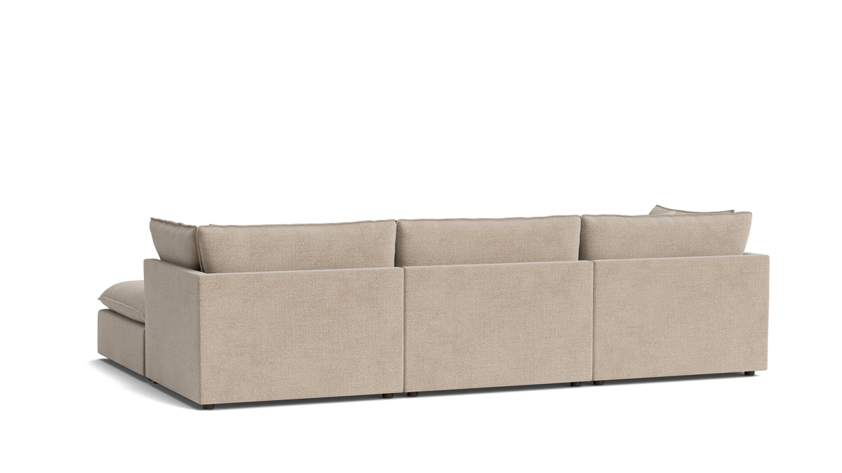 Chill Time 4-Piece Modular Sectional, Champagne