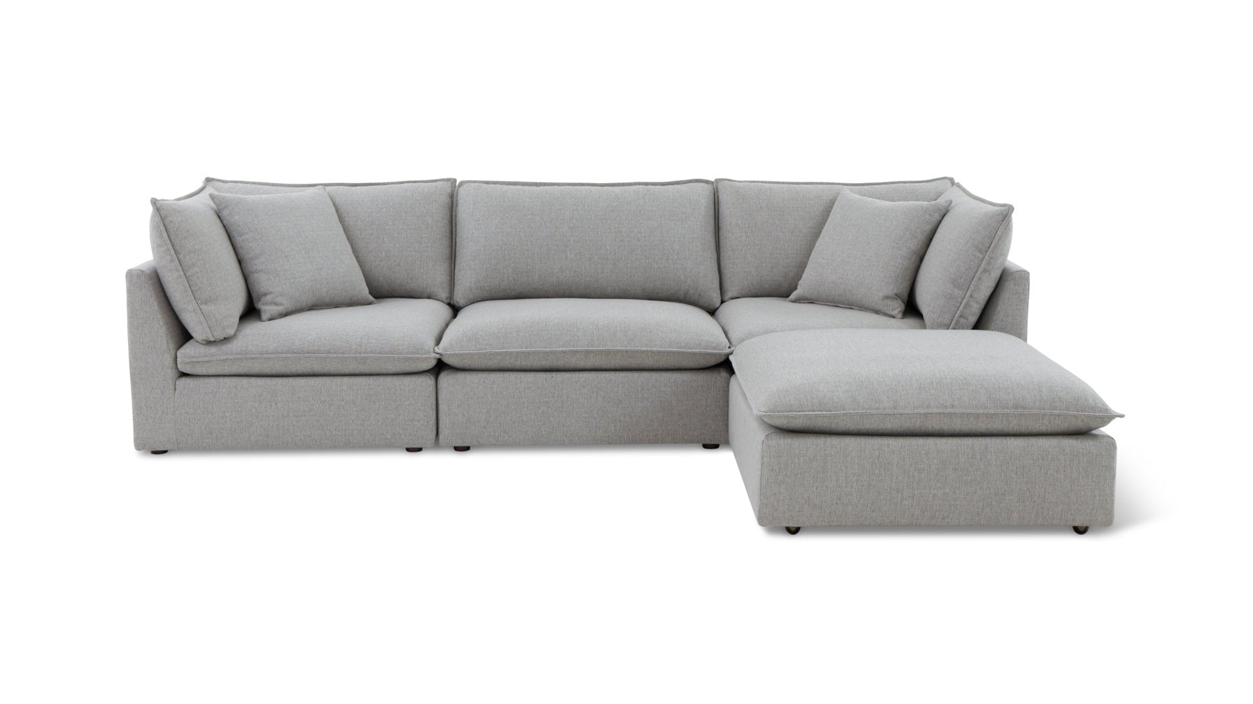 Chill Time 4-Piece Modular Sectional, Heather_image