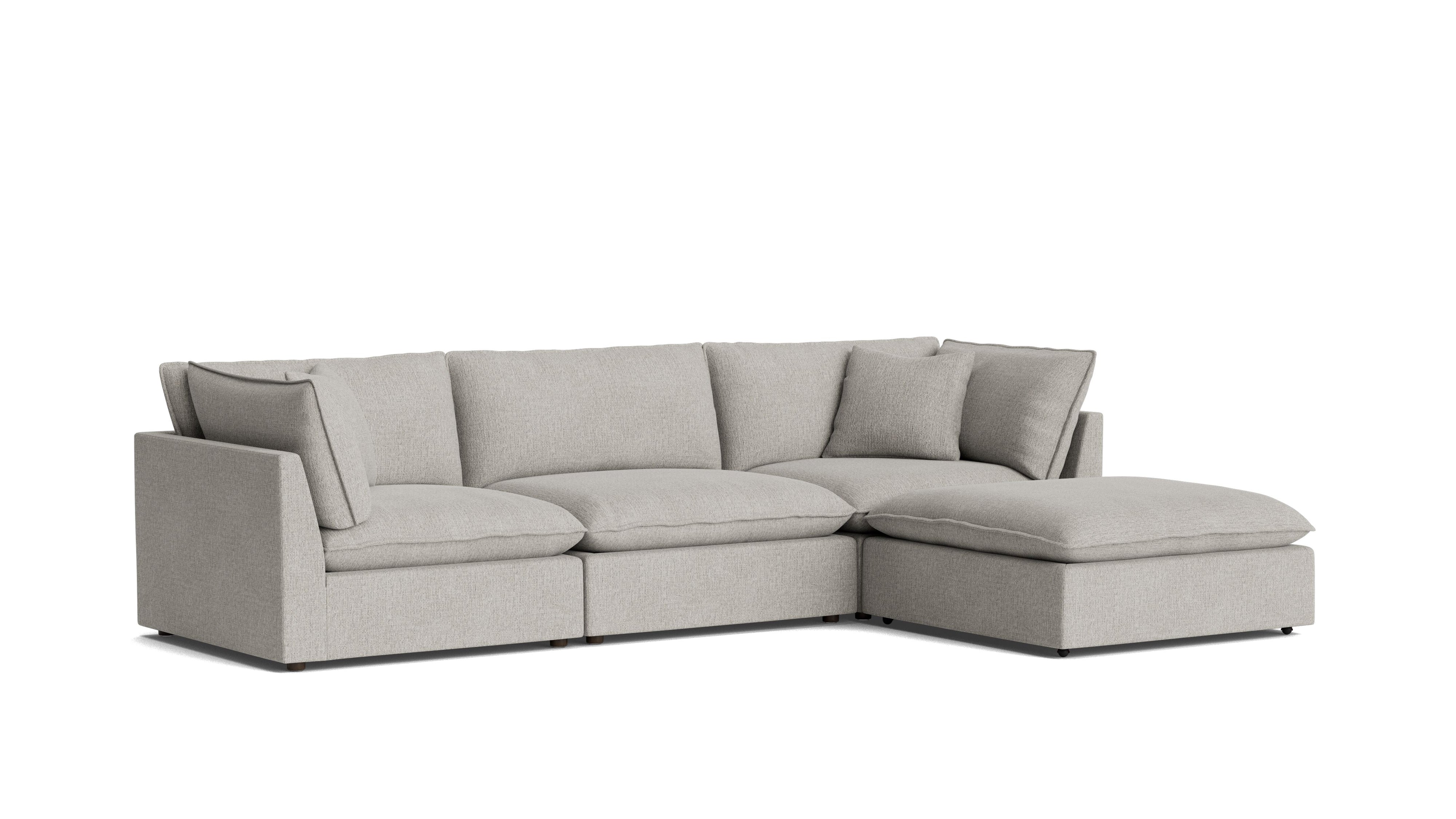 Chill Time 4 - Piece Modular Sectional, Heather - Sundays Company CanadaSEC-YJ-049-065