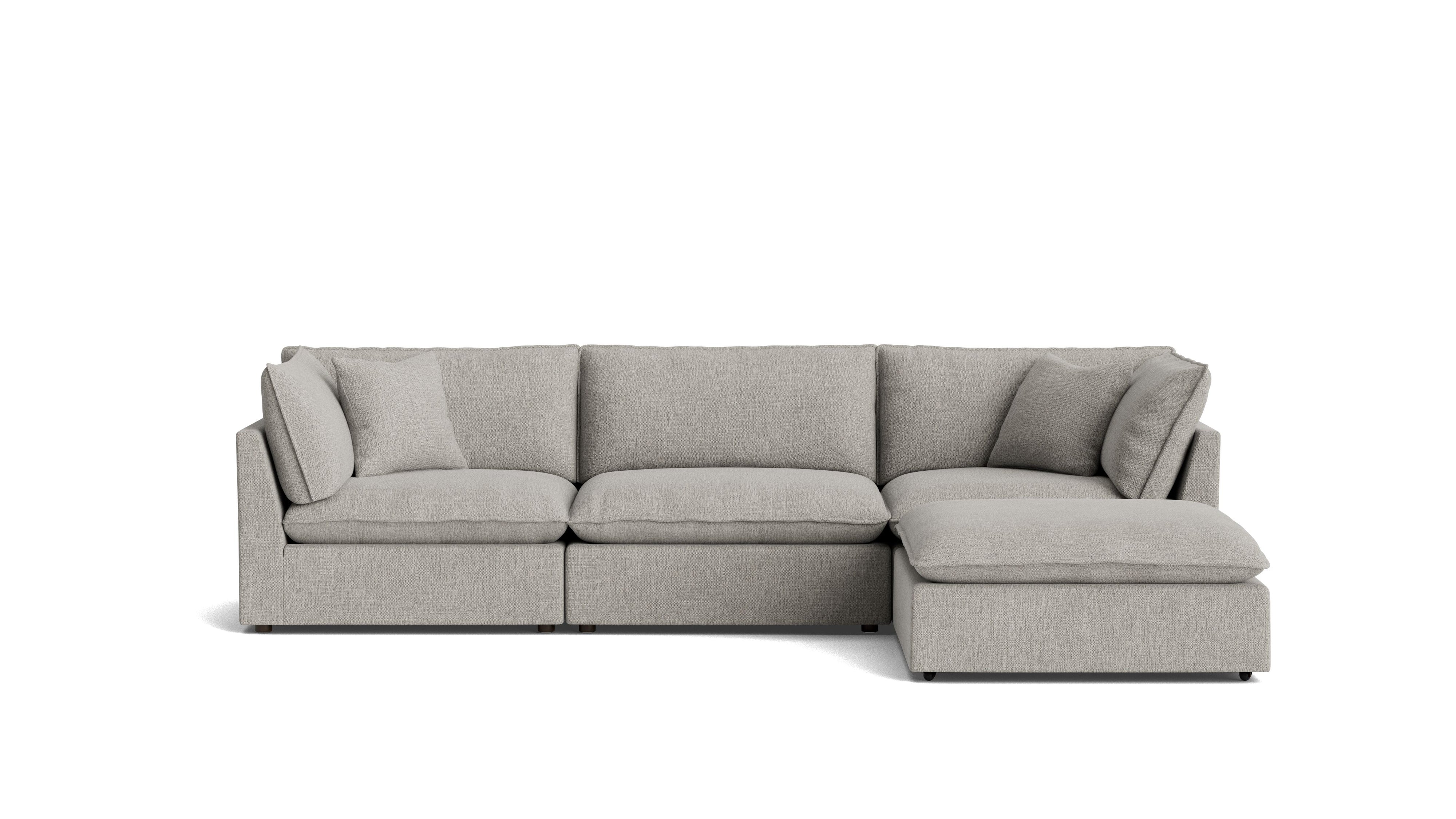 Chill Time 4 - Piece Modular Sectional, Heather - Sundays Company CanadaSEC-YJ-049-065