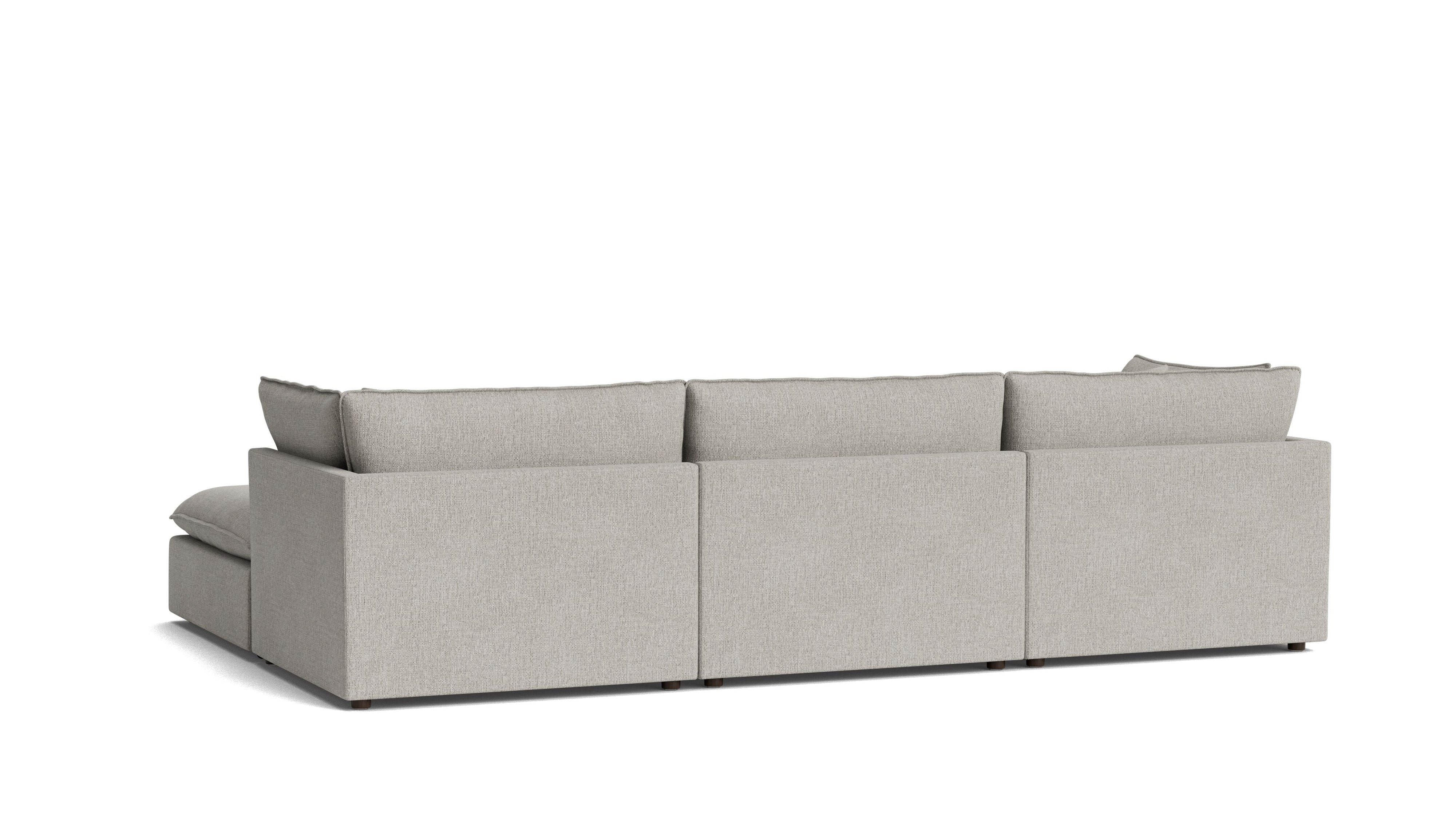 Chill Time 4-Piece Modular Sectional, Heather
