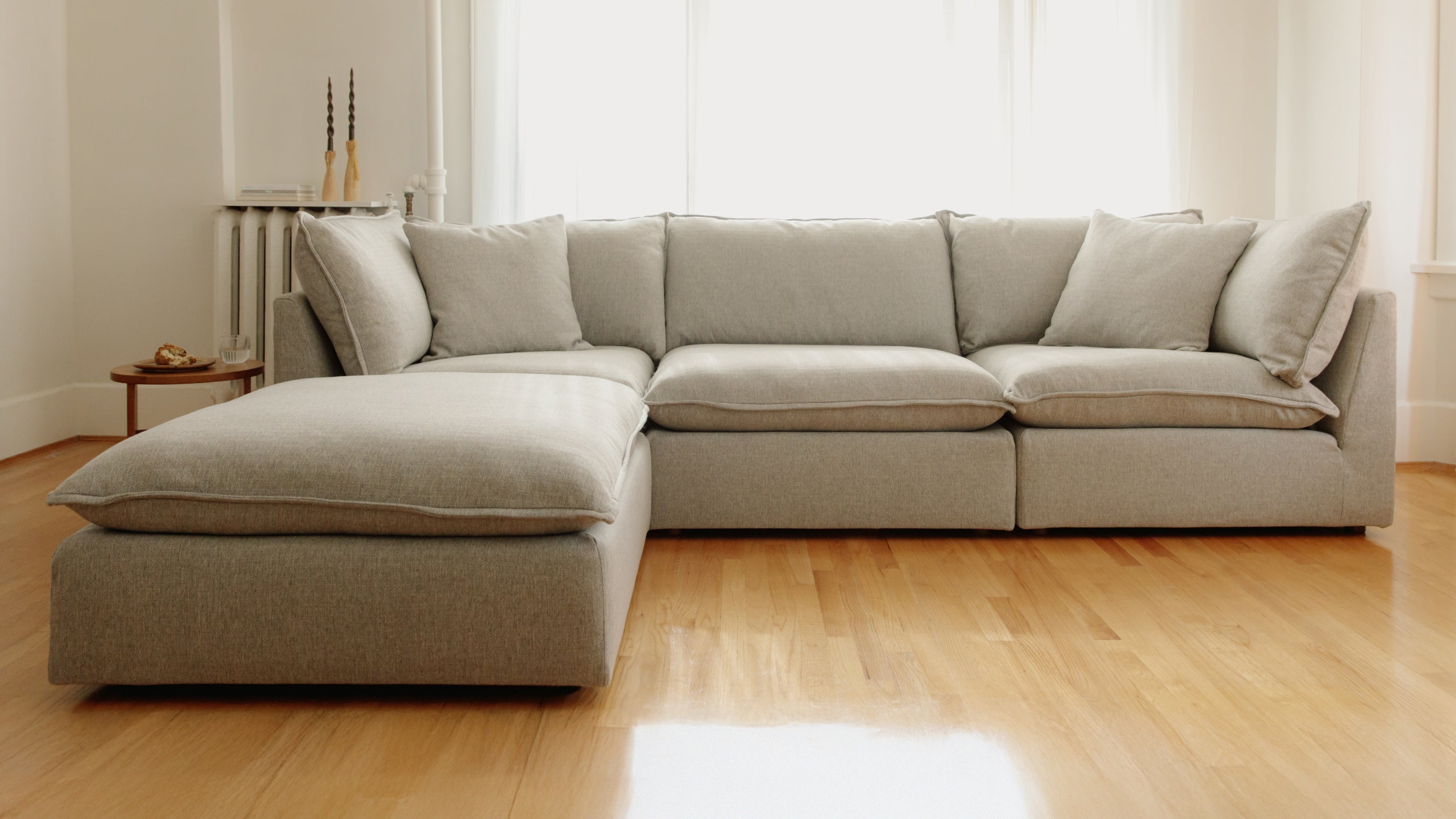 Chill Time 4-Piece Modular Sectional, Heather