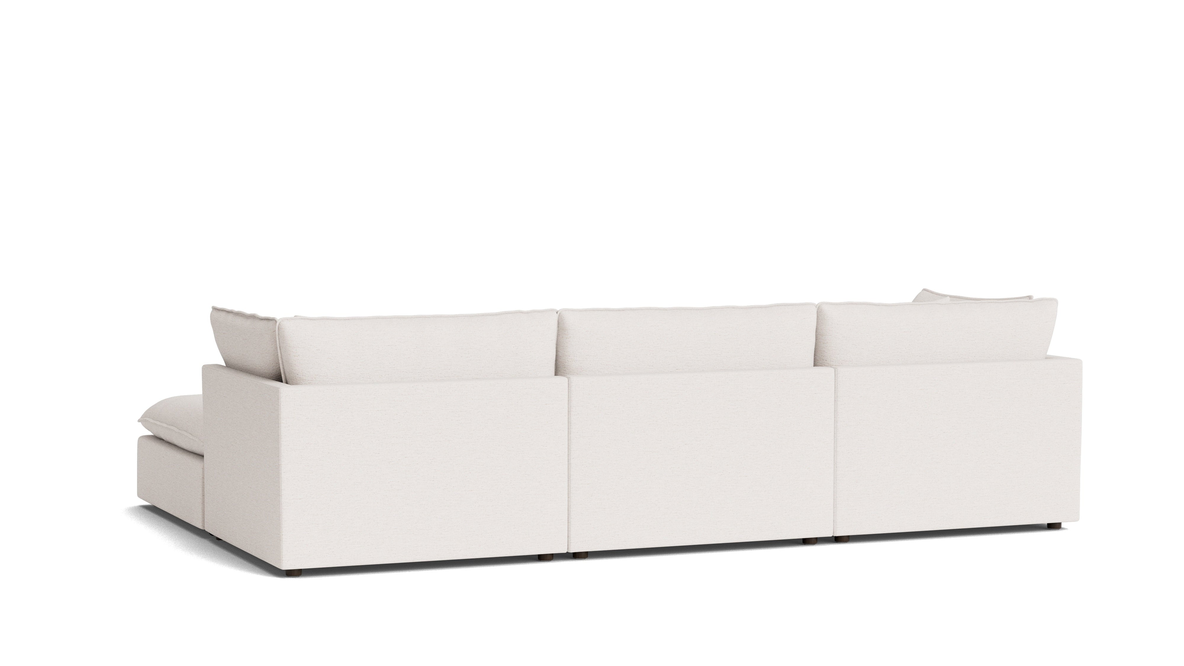Chill Time 4-Piece Modular Sectional, Nomad Snow