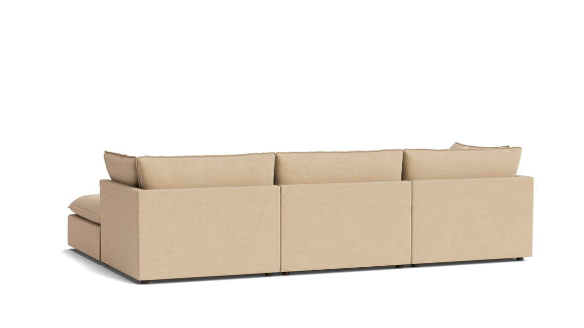 Chill Time 4-Piece Modular Sectional, Hazelnut