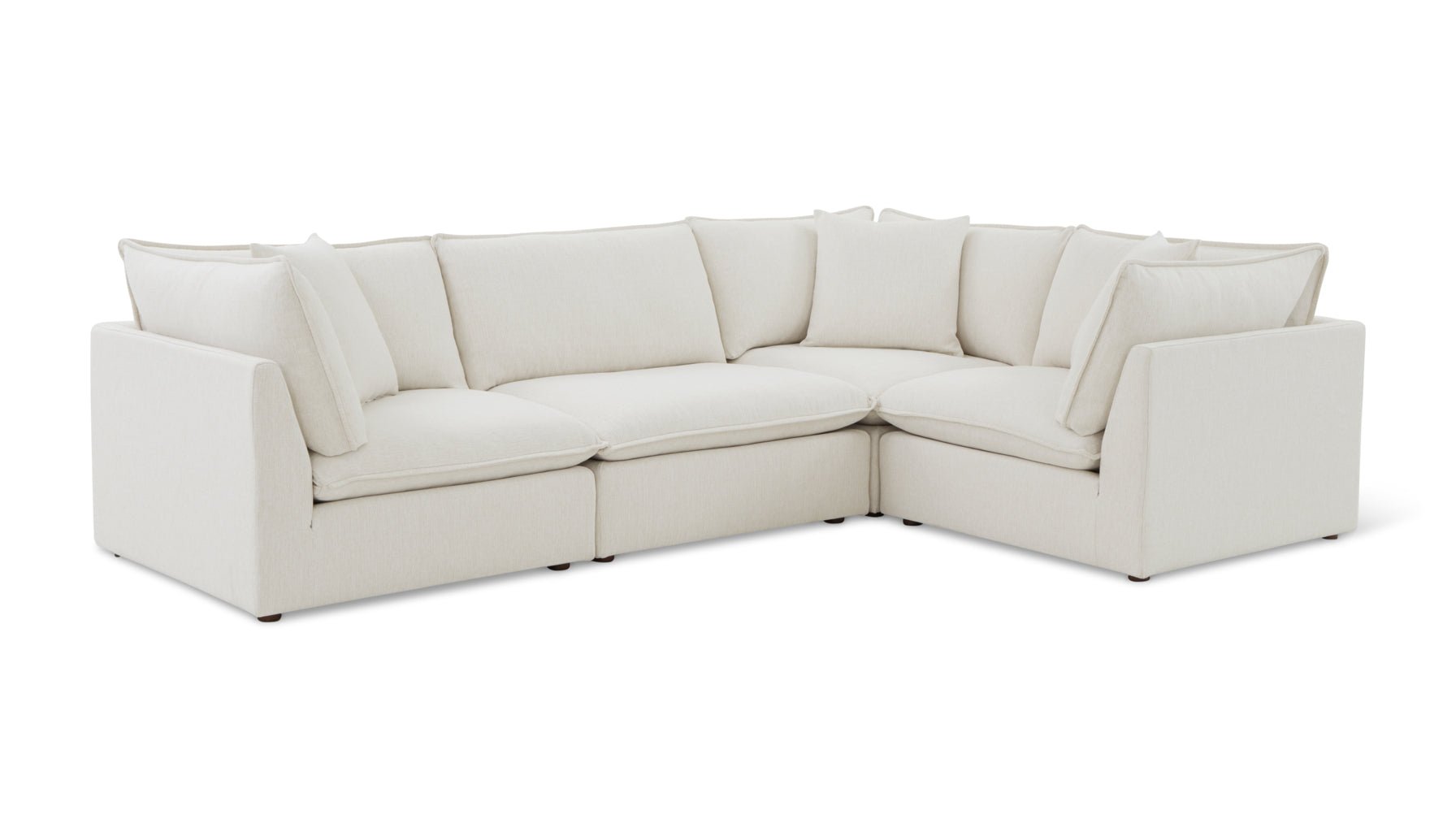 Chill Time 4-Piece Modular Sectional Closed, Birch - Image 10