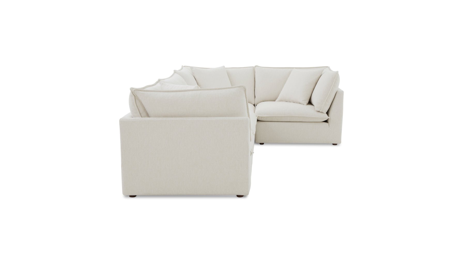 Chill Time 4-Piece Modular Sectional Closed, Birch - Image 10