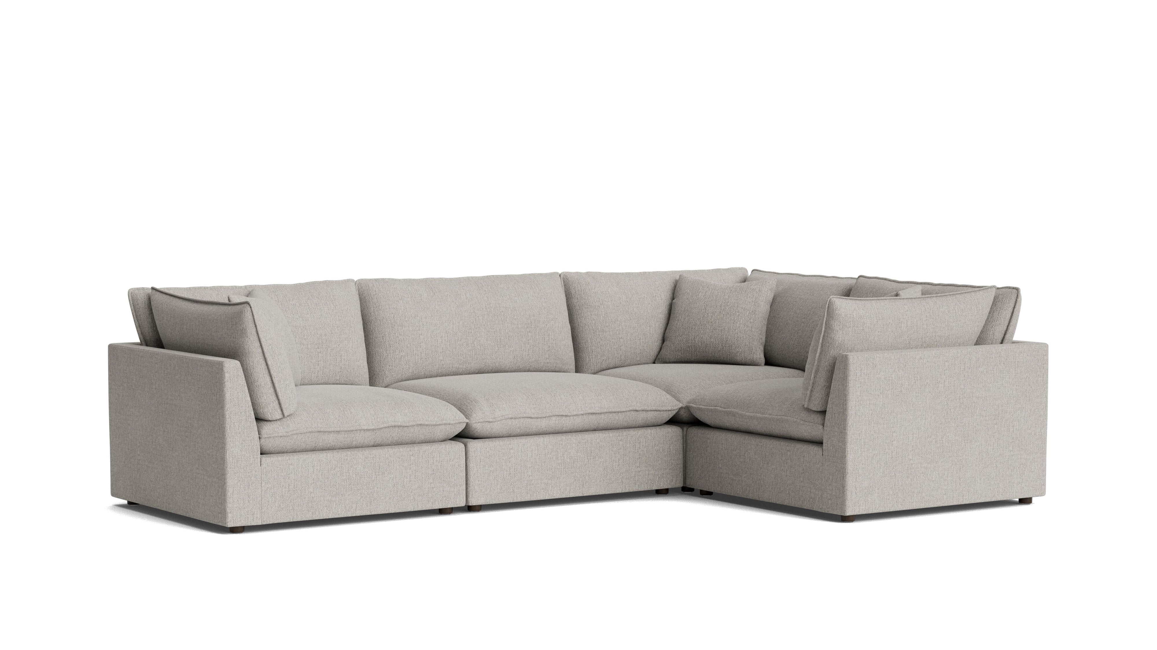 Chill Time 4 - Piece Modular Sectional Closed, Heather - Sundays Company CanadaSEC-YJ-050-065