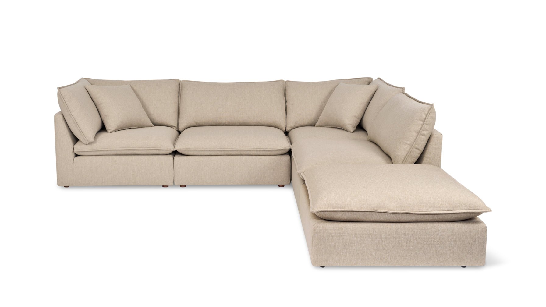 Chill Time 5-Piece Modular Sectional, Biscuit_image