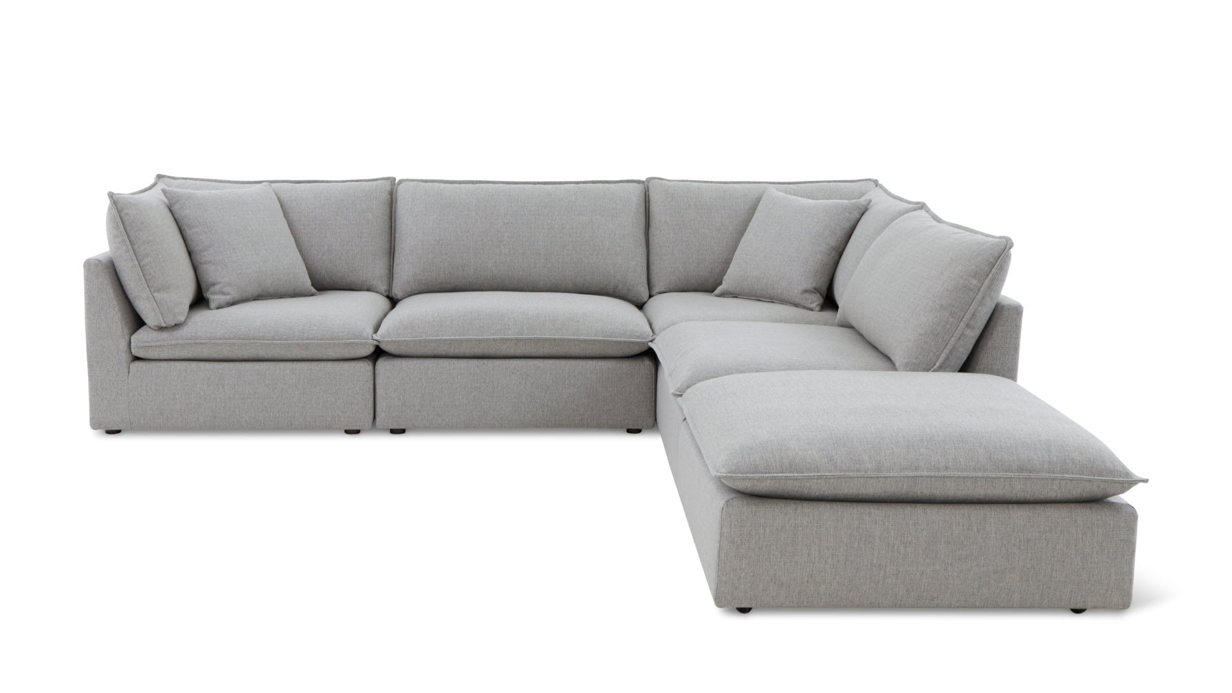 Chill Time 5-Piece Modular Sectional, Heather_image