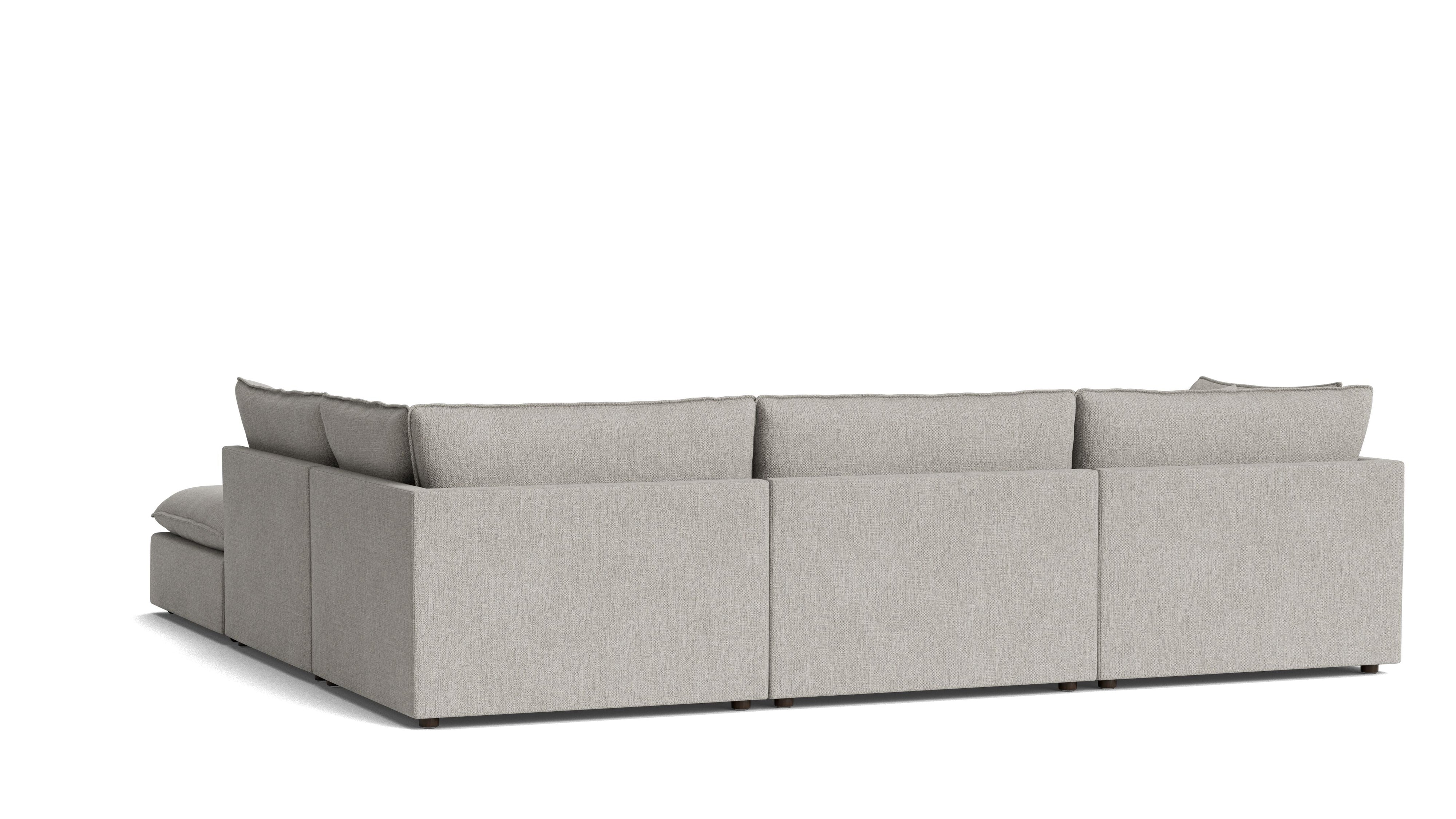Chill Time 5 - Piece Modular Sectional, Heather - Sundays Company CanadaSEC-YJ-051-065