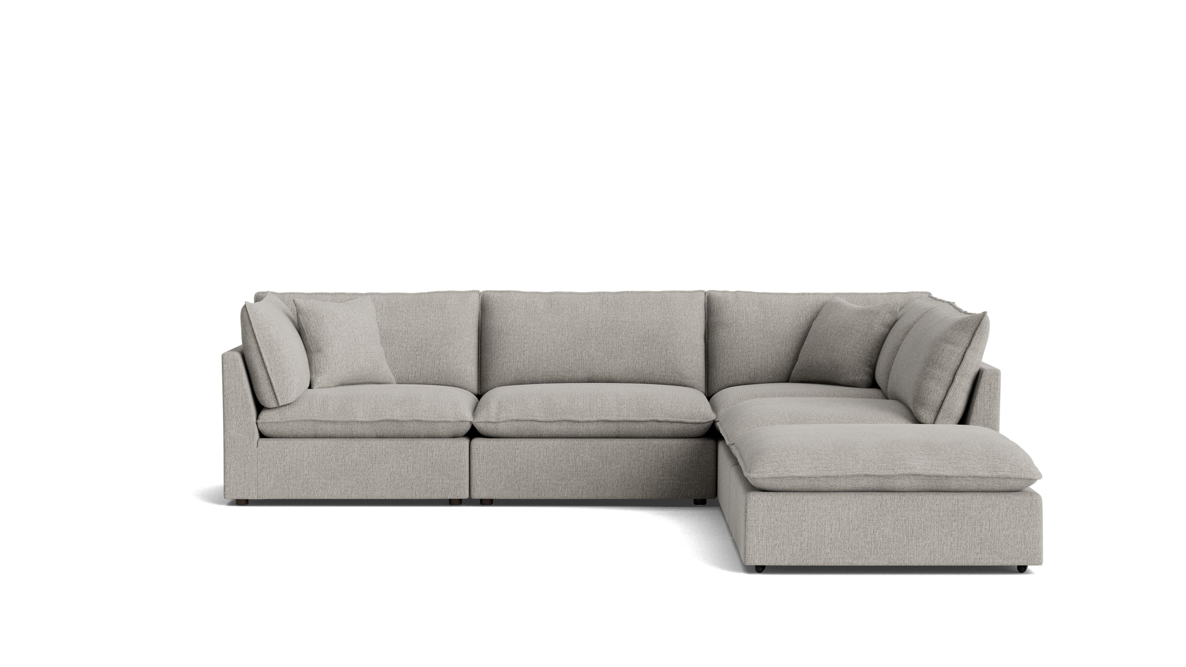Chill Time 5 - Piece Modular Sectional, Heather - Sundays Company CanadaSEC-YJ-051-065