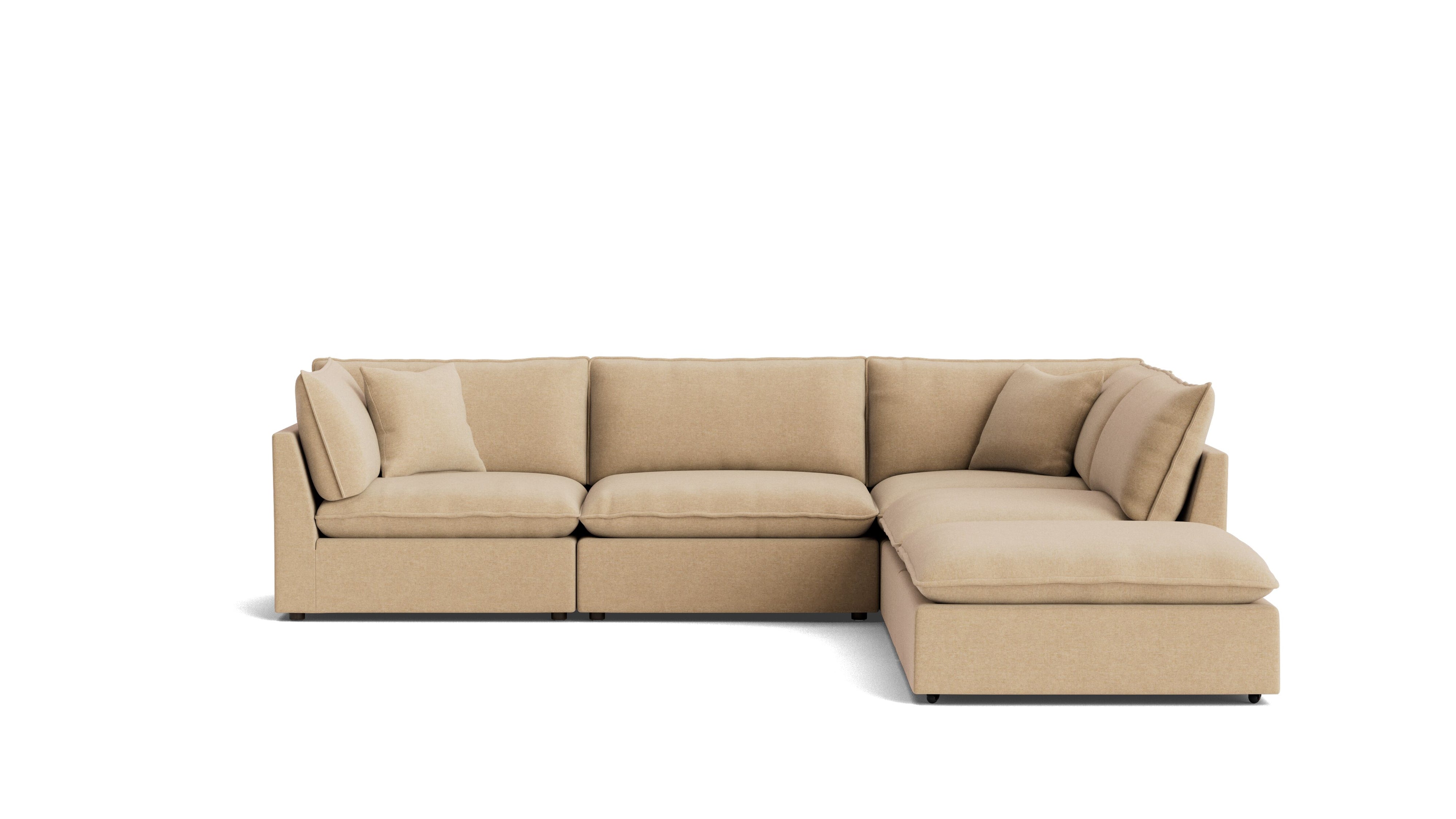 Chill Time 5-Piece Modular Sectional, Hazelnut