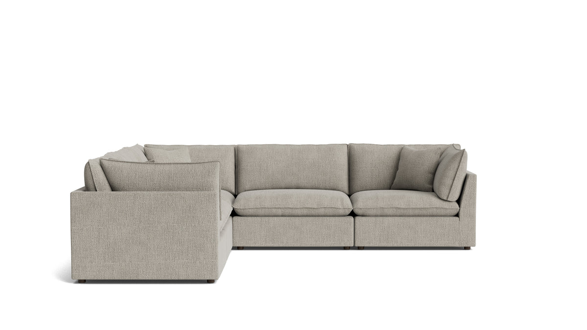 Chill Time 5-Piece Modular Sectional Closed, Oatmeal