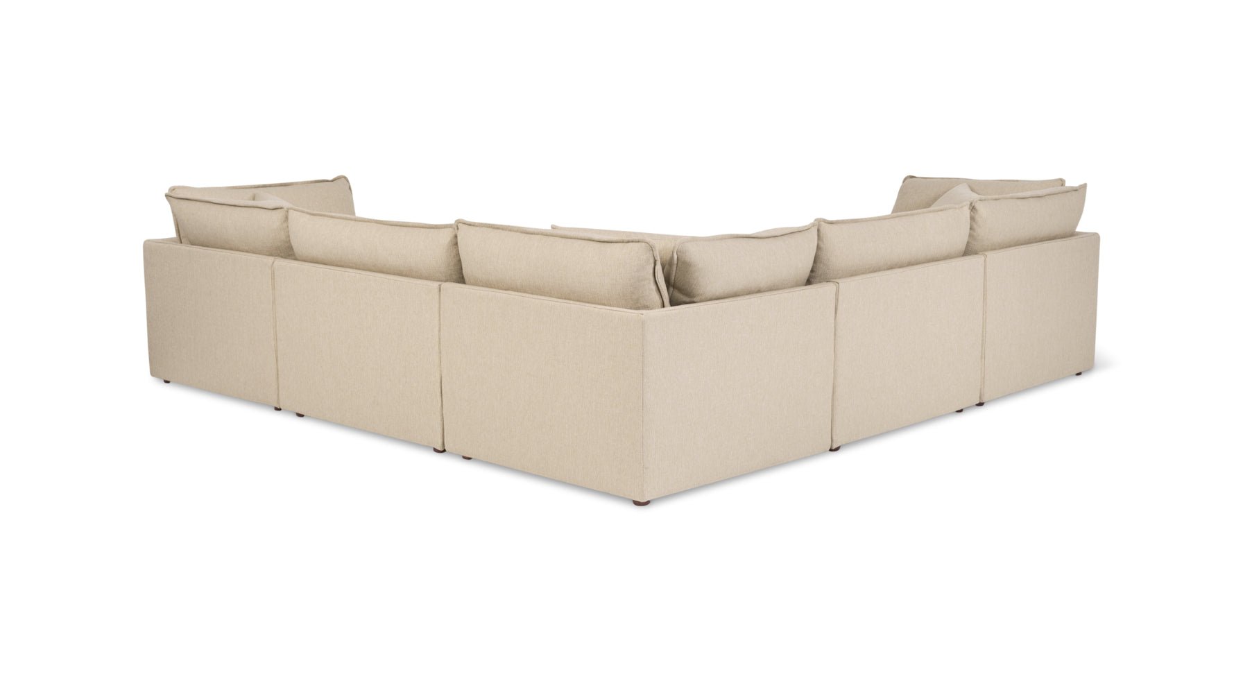 Chill Time 5-Piece Modular Sectional Closed, Biscuit - Image 8