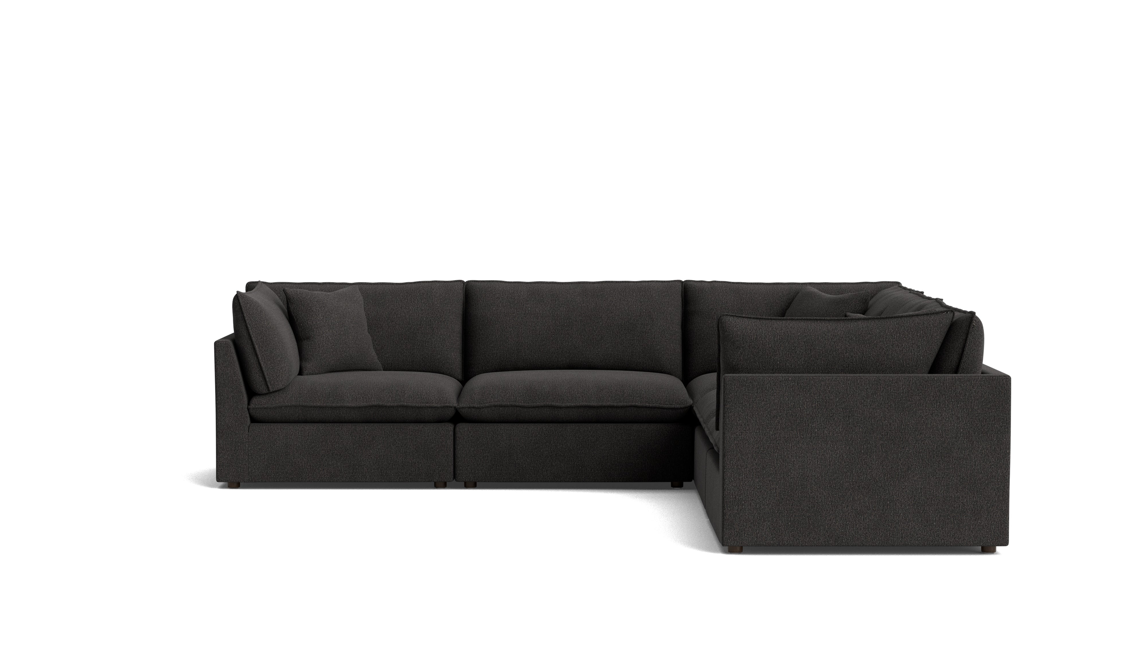 Chill Time 5 - Piece Modular Sectional Closed, Dark Shadow - Sundays Company CanadaSEC-YJ-052-025