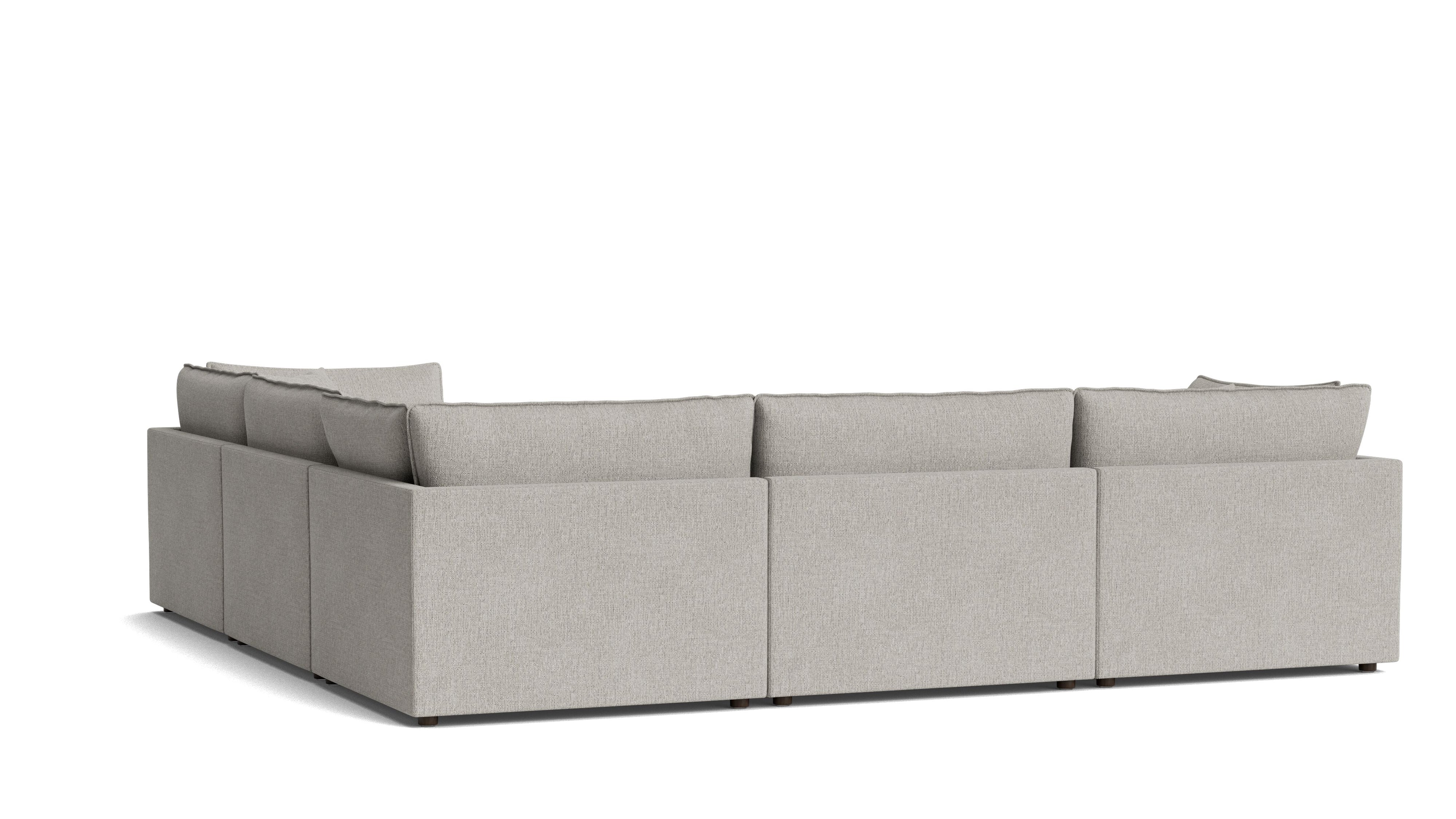 Chill Time 5 - Piece Modular Sectional Closed, Heather - Sundays Company CanadaSEC-YJ-052-065